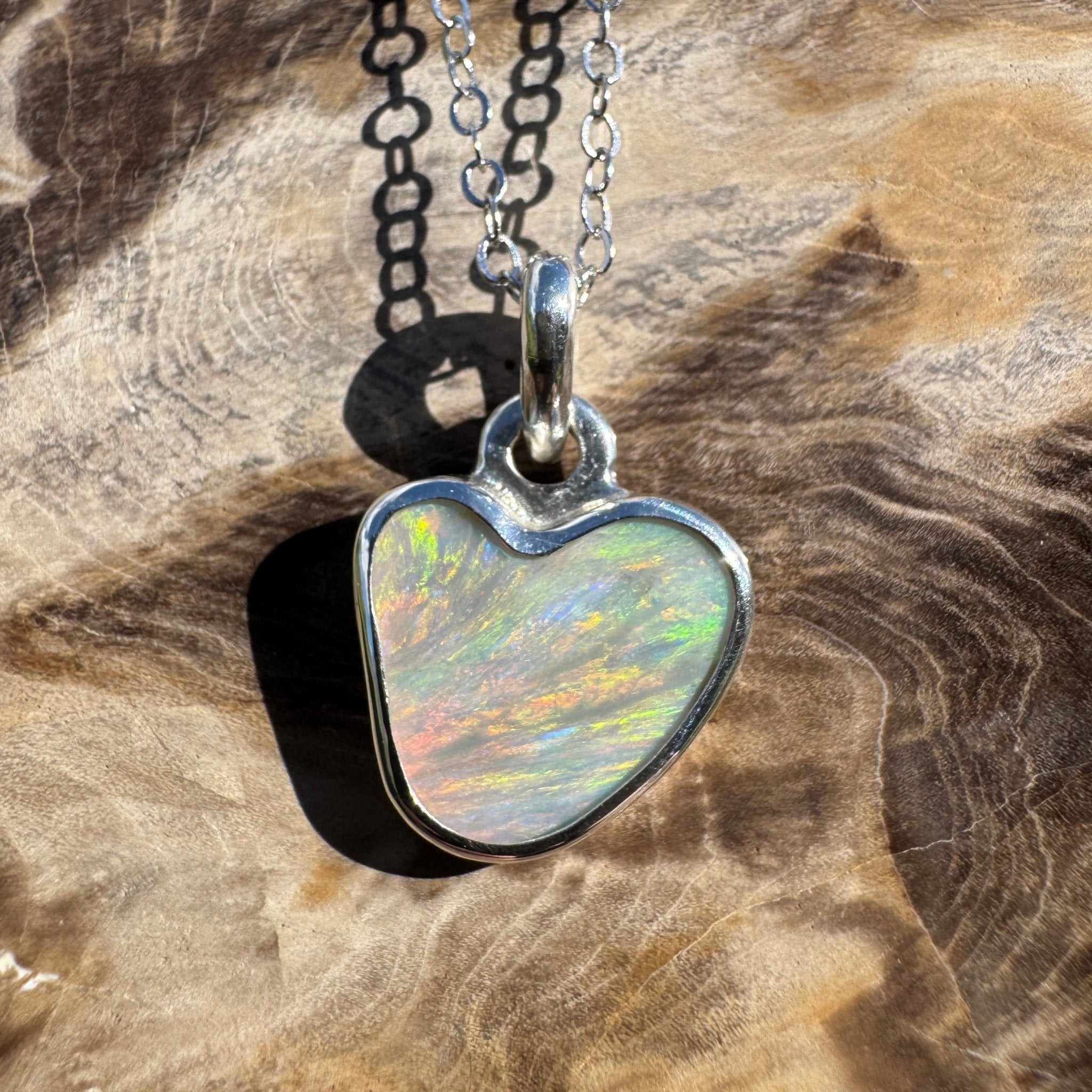 2ct Lightning Ridge Opal Pendant Necklace ~ 'Millaa Millaa Magic' | 925 Sterling Silver | Solid Australian Opal