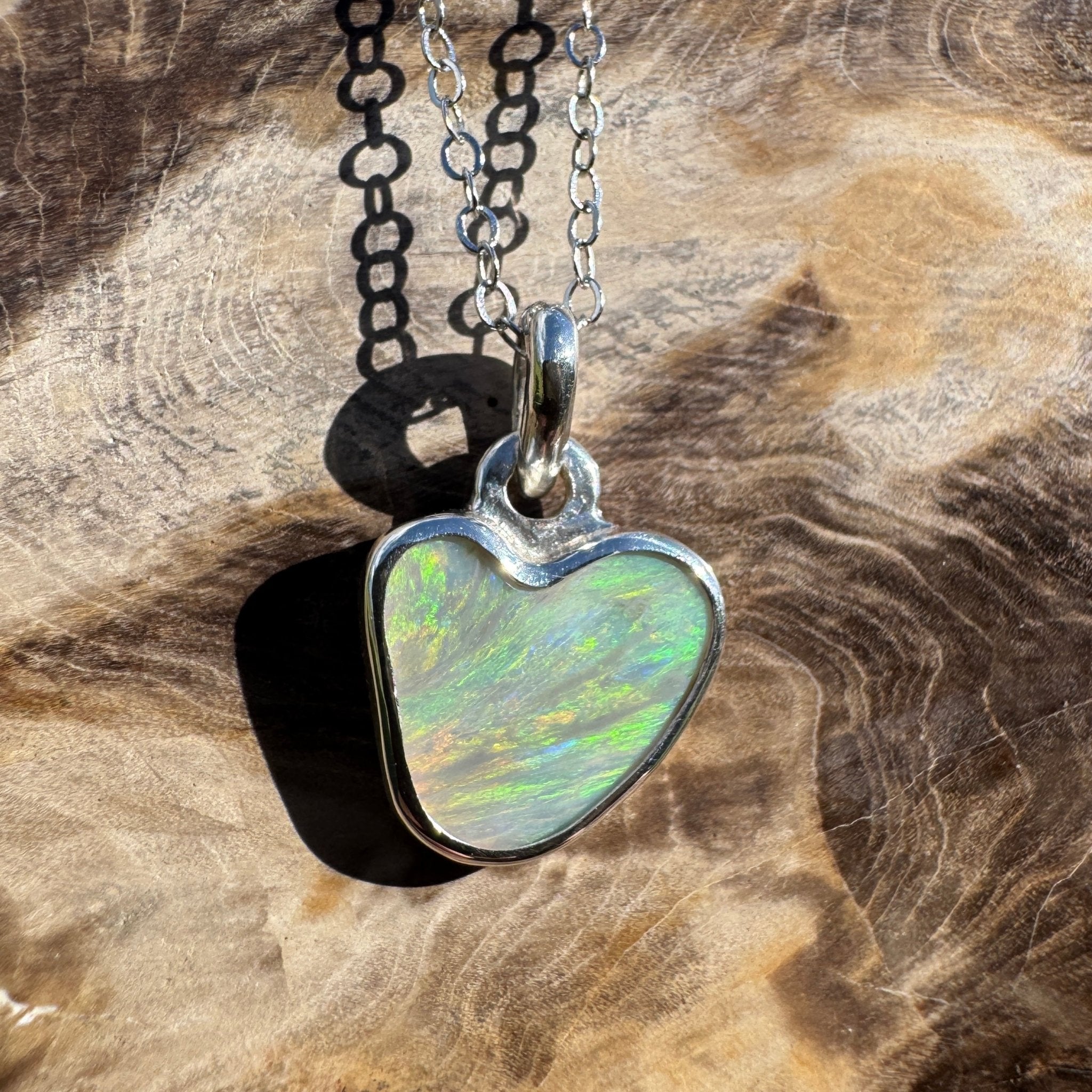 2ct Lightning Ridge Opal Pendant Necklace ~ 'Millaa Millaa Magic' | 925 Sterling Silver | Solid Australian Opal