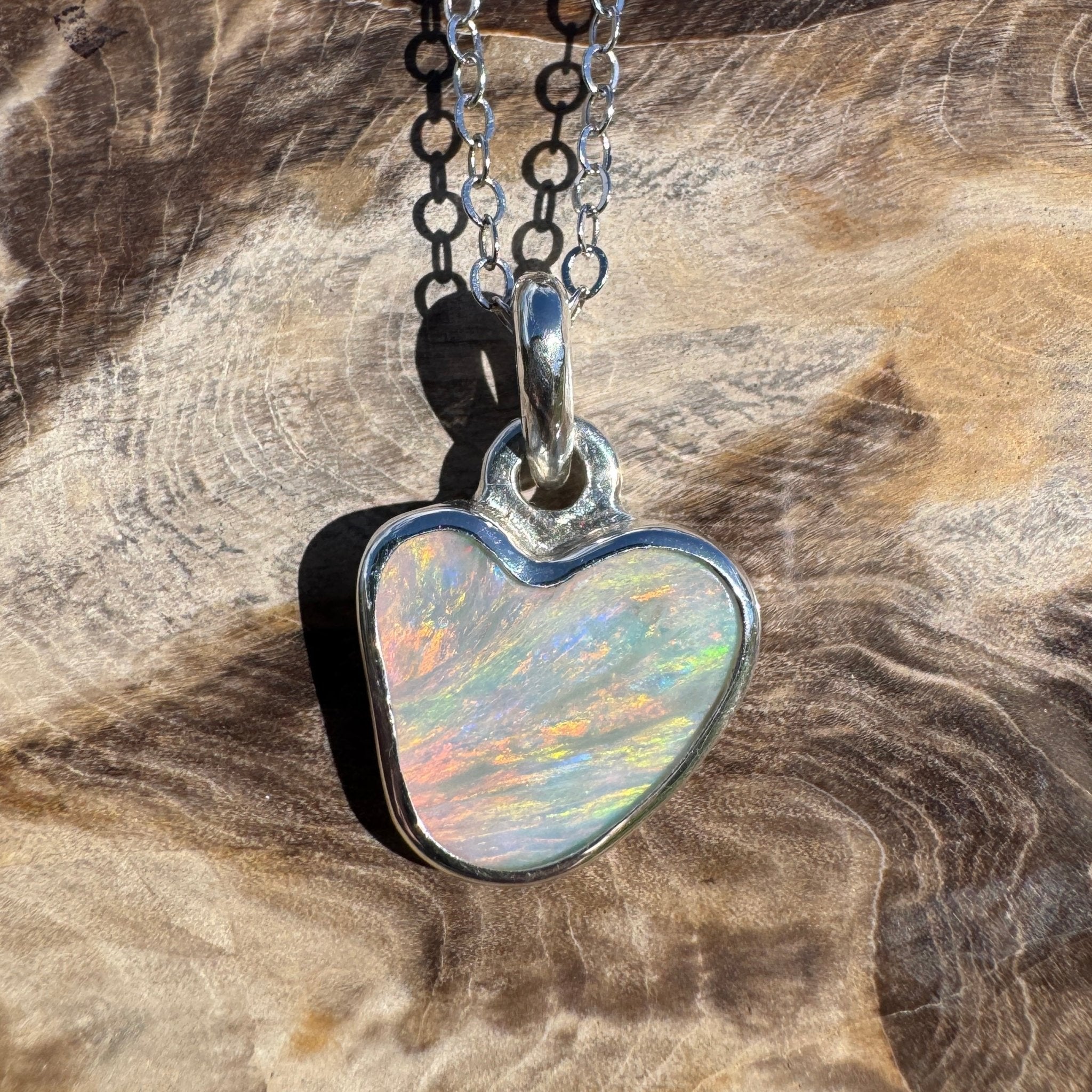 2ct Lightning Ridge Opal Pendant Necklace ~ 'Millaa Millaa Magic' | 925 Sterling Silver | Solid Australian Opal