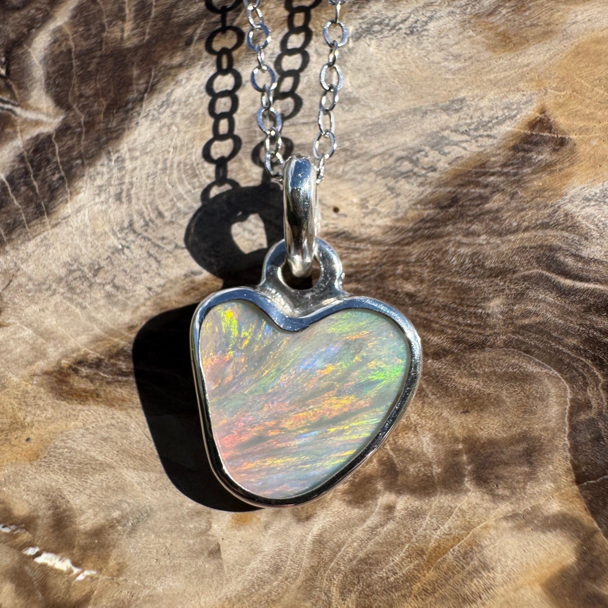 2ct Lightning Ridge Opal Pendant Necklace ~ 'Millaa Millaa Magic' | 925 Sterling Silver | Solid Australian Opal