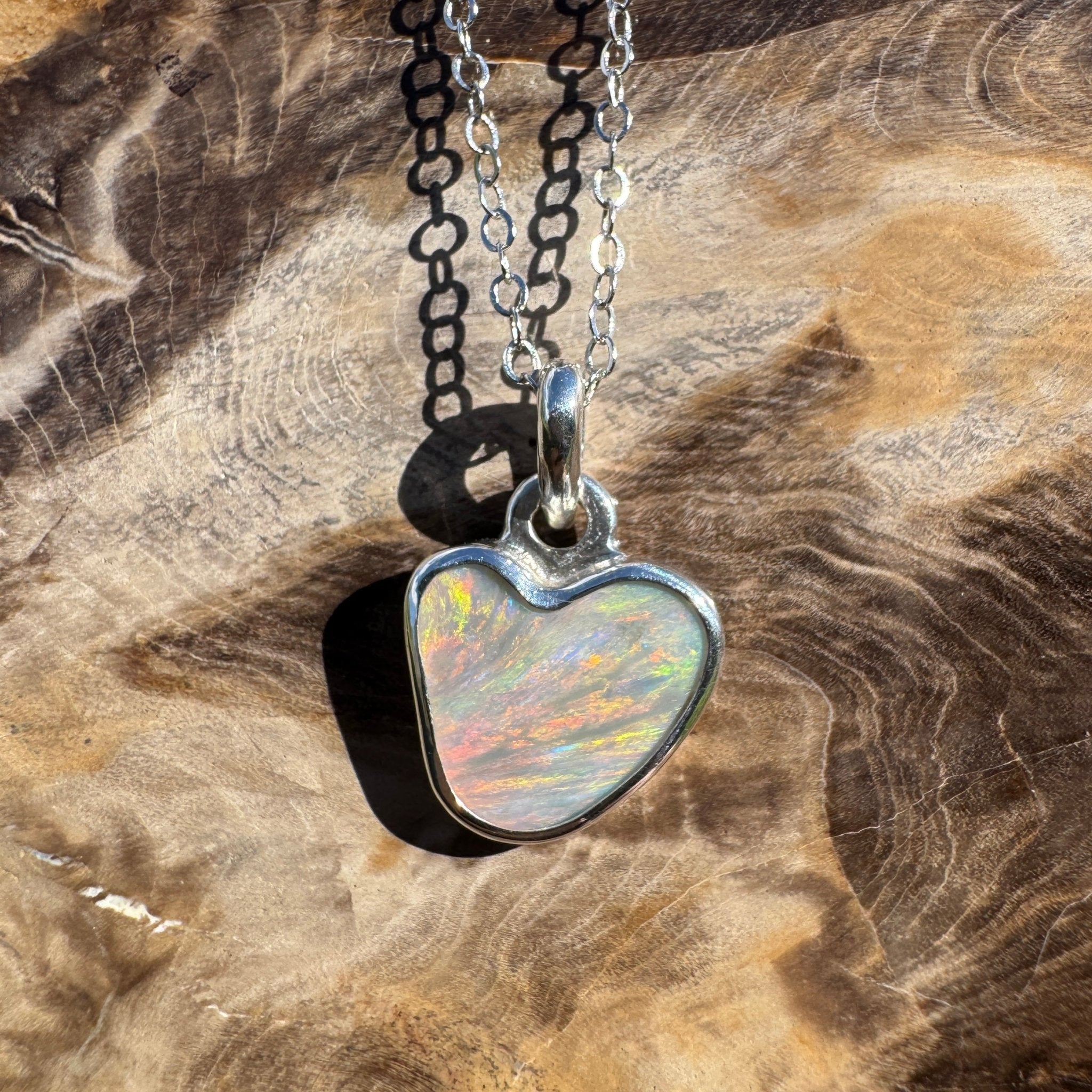 2ct Lightning Ridge Opal Pendant Necklace ~ 'Millaa Millaa Magic' | 925 Sterling Silver | Solid Australian Opal