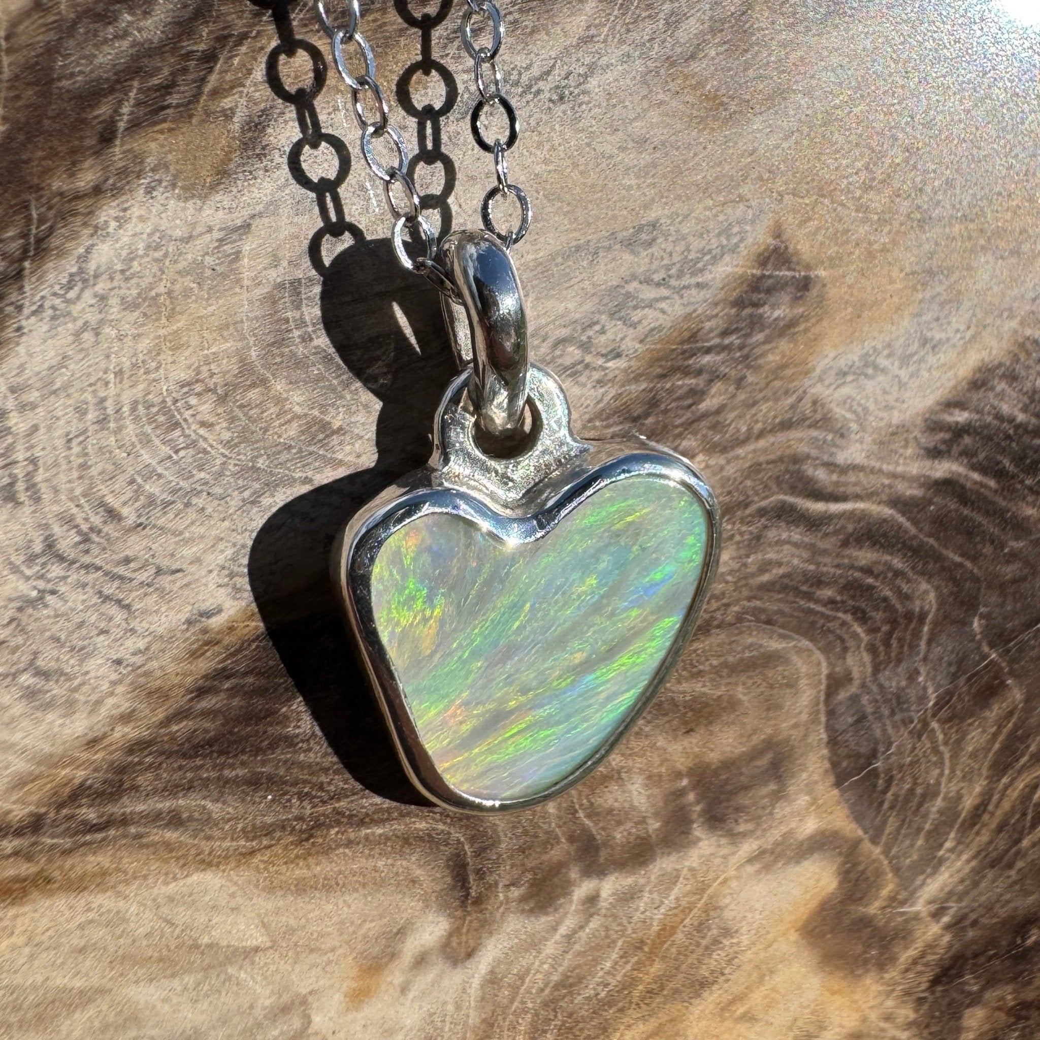 2ct Lightning Ridge Opal Pendant Necklace ~ 'Millaa Millaa Magic' | 925 Sterling Silver | Solid Australian Opal