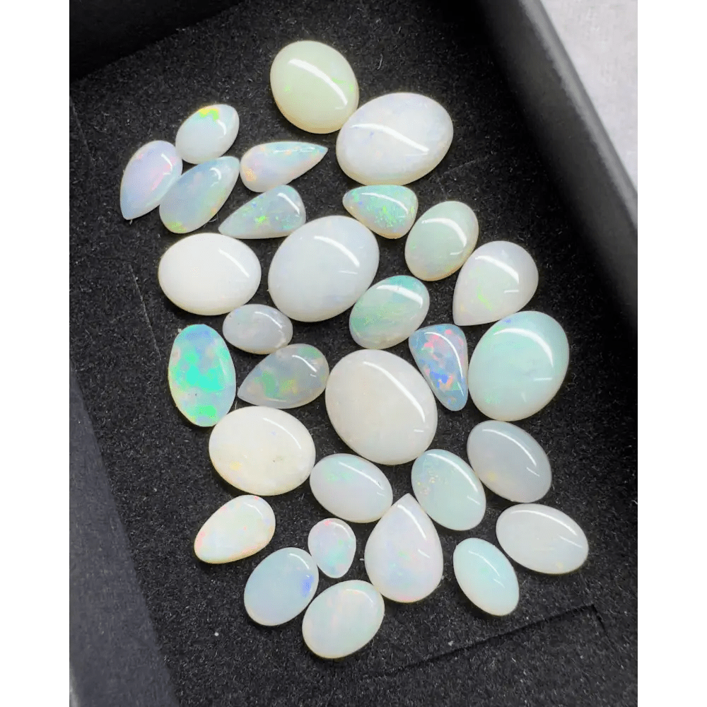 30 x Coober Pedy Opals 18carat total weight Solid Hand - Cut