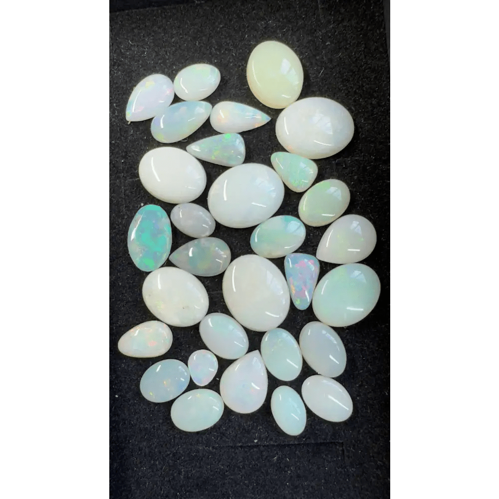 30 x Coober Pedy Opals 18carat total weight Solid Hand - Cut
