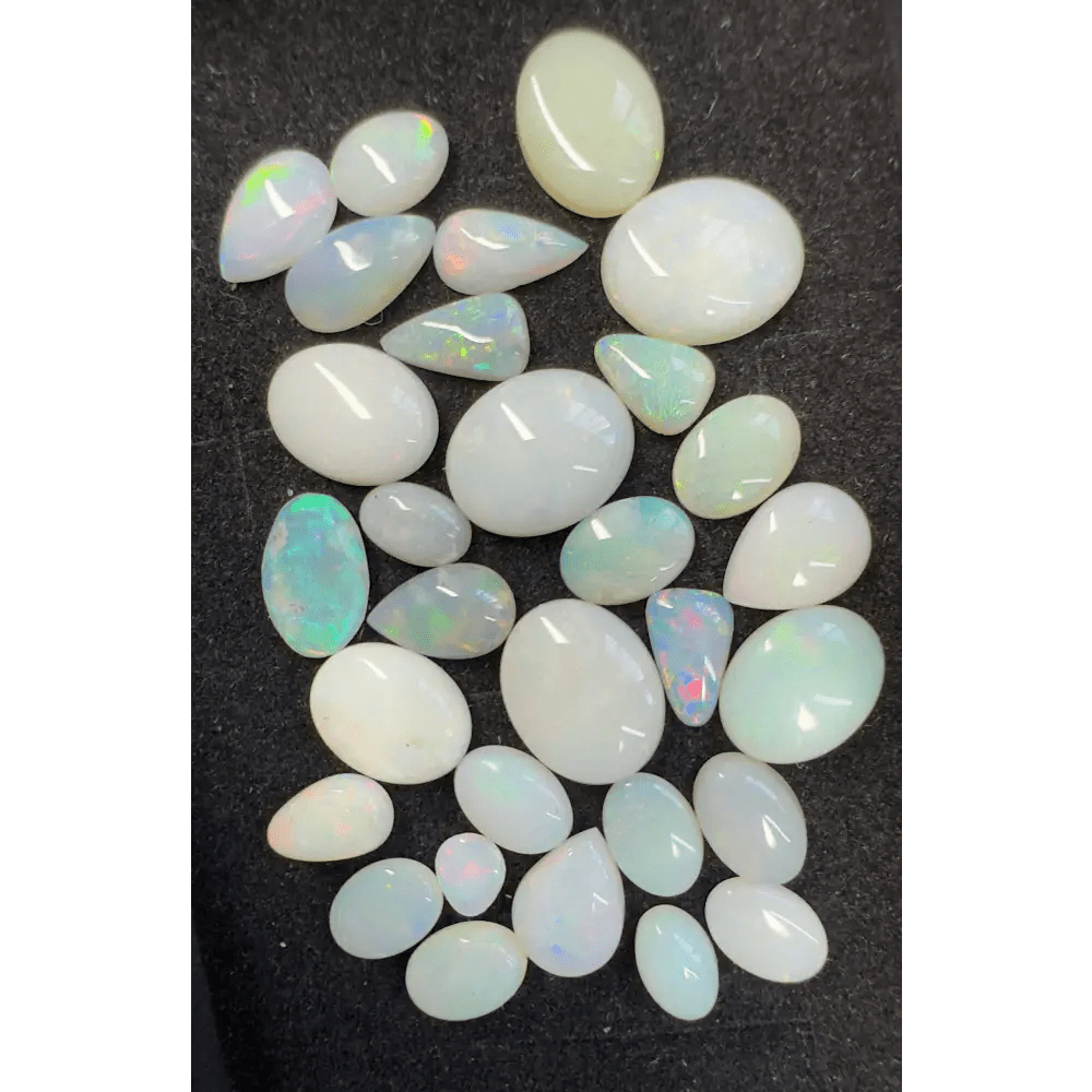 30 x Coober Pedy Opals 18carat total weight Solid Hand - Cut