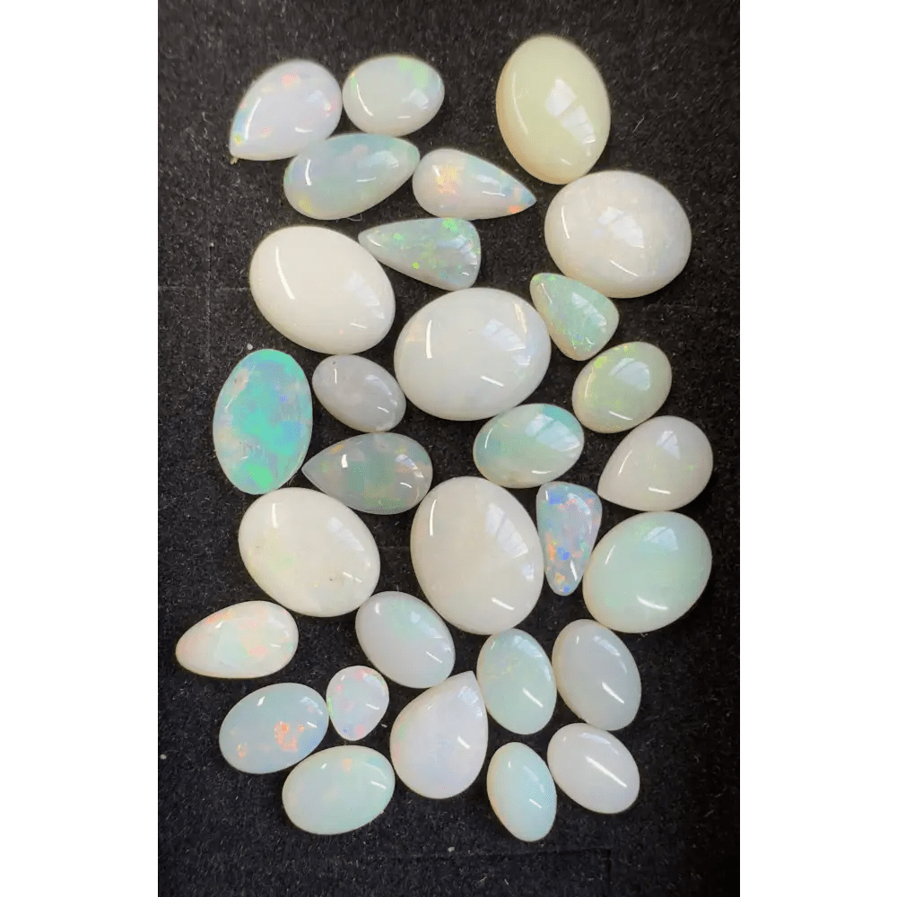30 x Coober Pedy Opals 18carat total weight Solid Hand - Cut