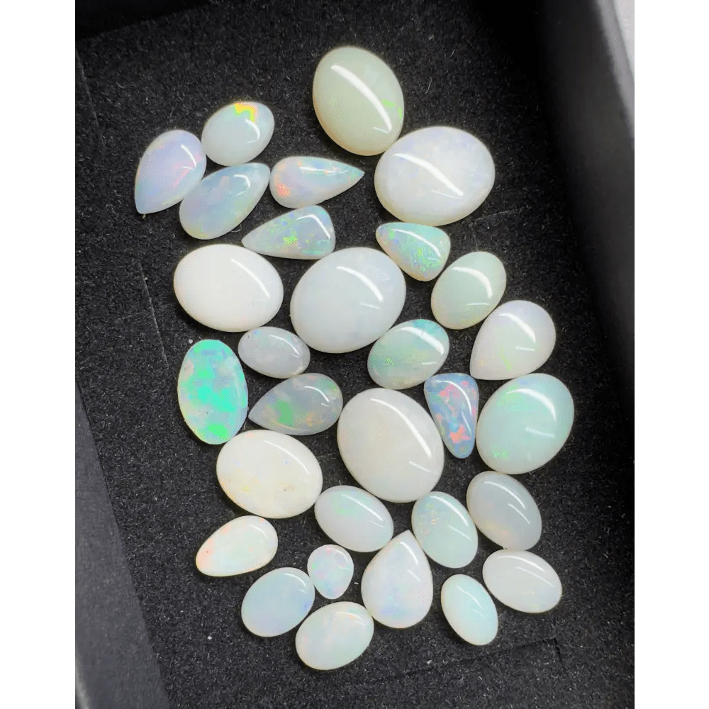 30 x Coober Pedy Opals 18carat total weight Solid Hand - Cut