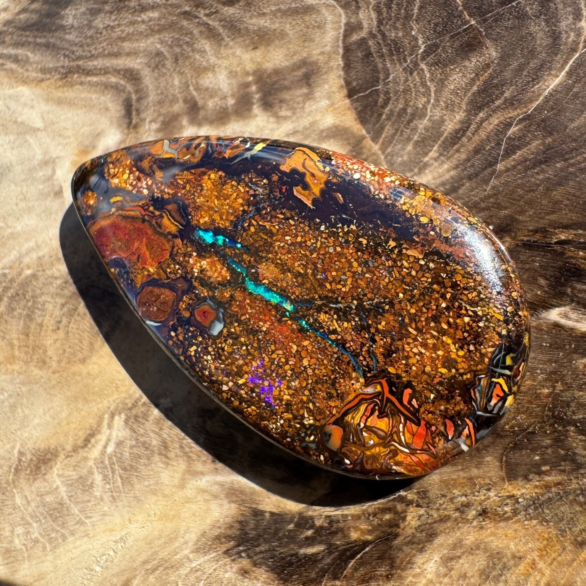 30ct Winton Queensland Boulder Opal | Solid Australian Opal | Hand-Cut