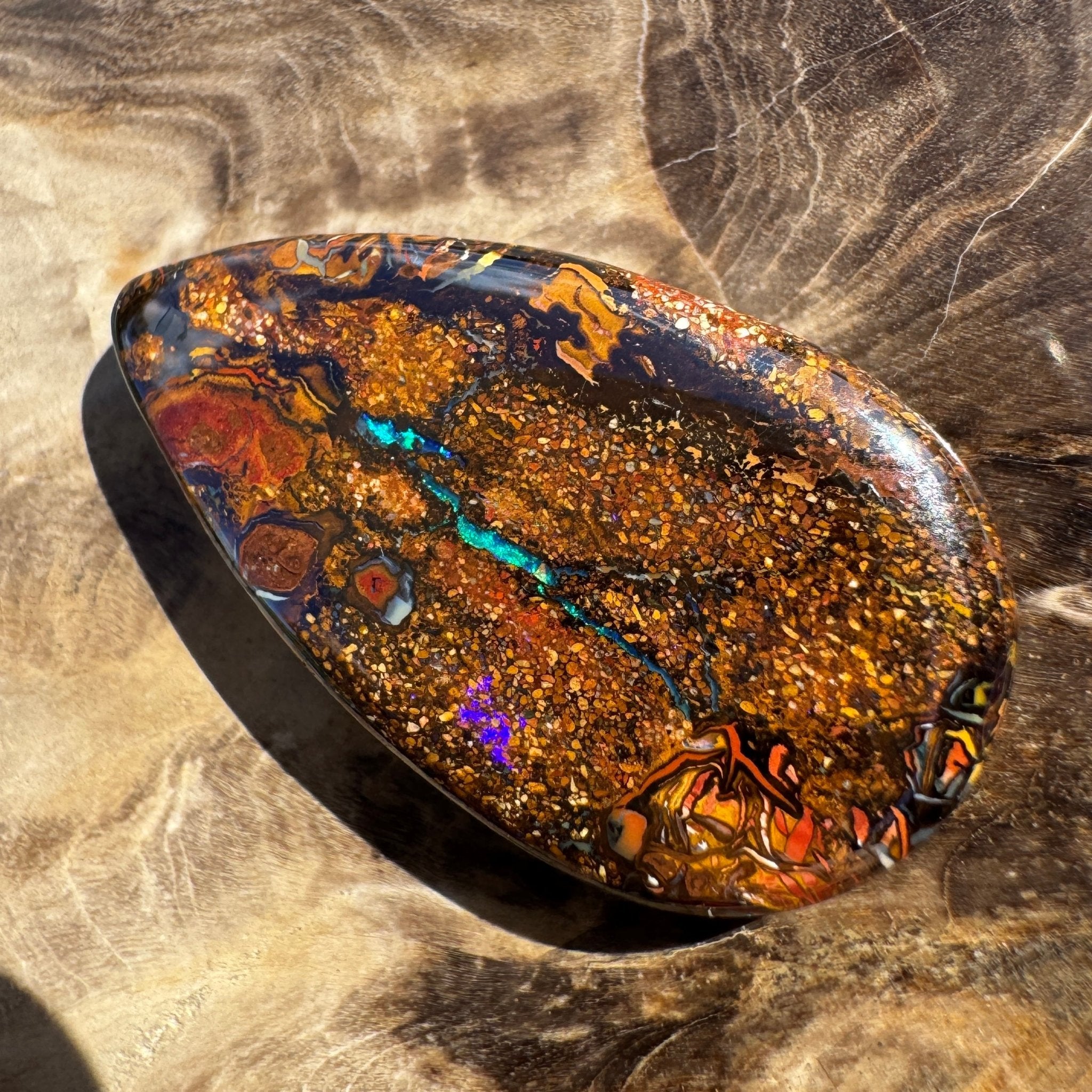 30ct Winton Queensland Boulder Opal | Solid Australian Opal | Hand-Cut