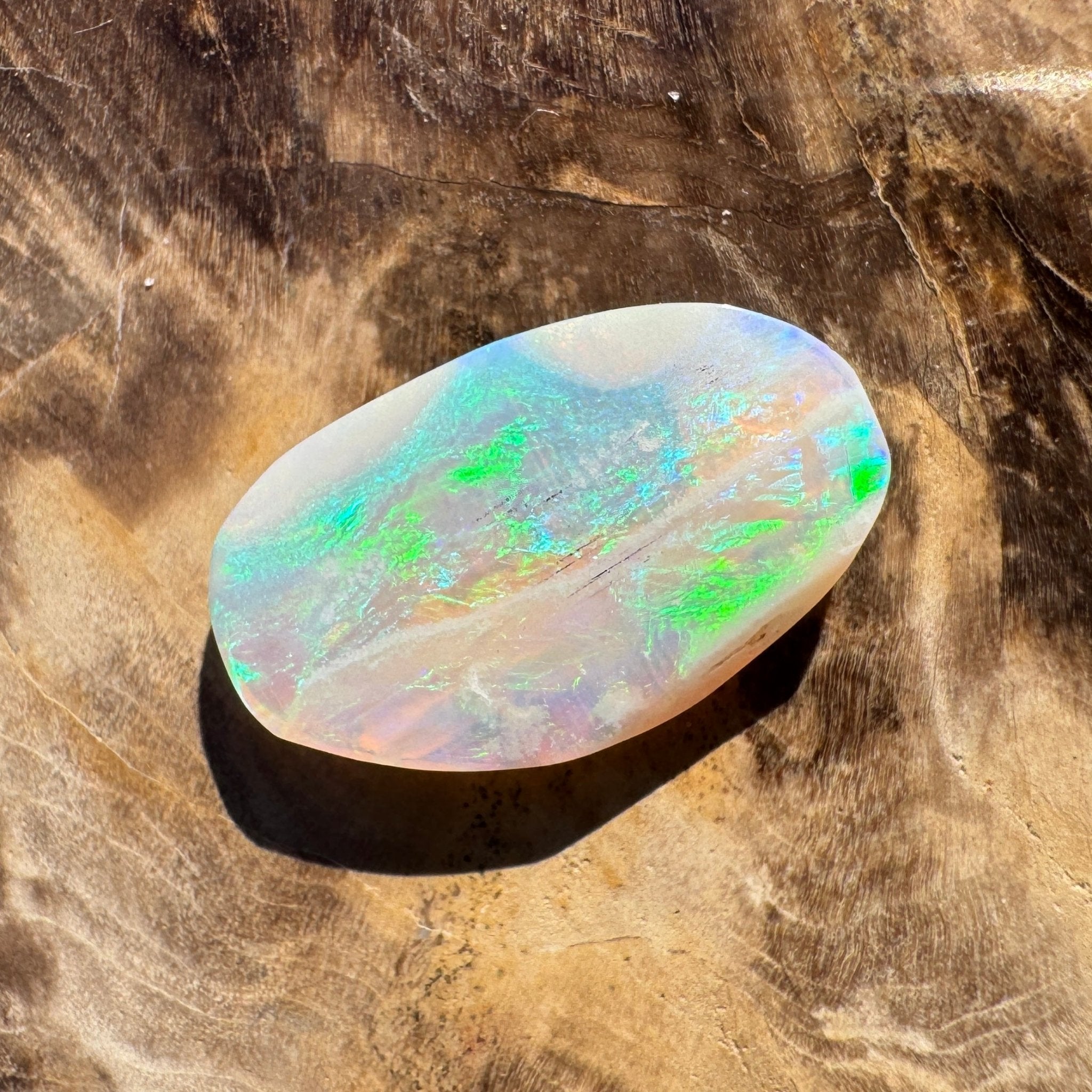 3.2ct Coober Pedy Opal | Solid Australian Opal | Hand-Cut