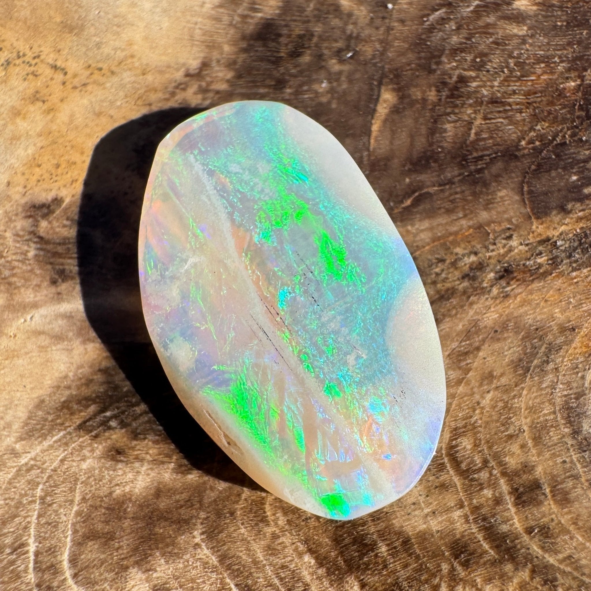 3.2ct Coober Pedy Opal | Solid Australian Opal | Hand-Cut