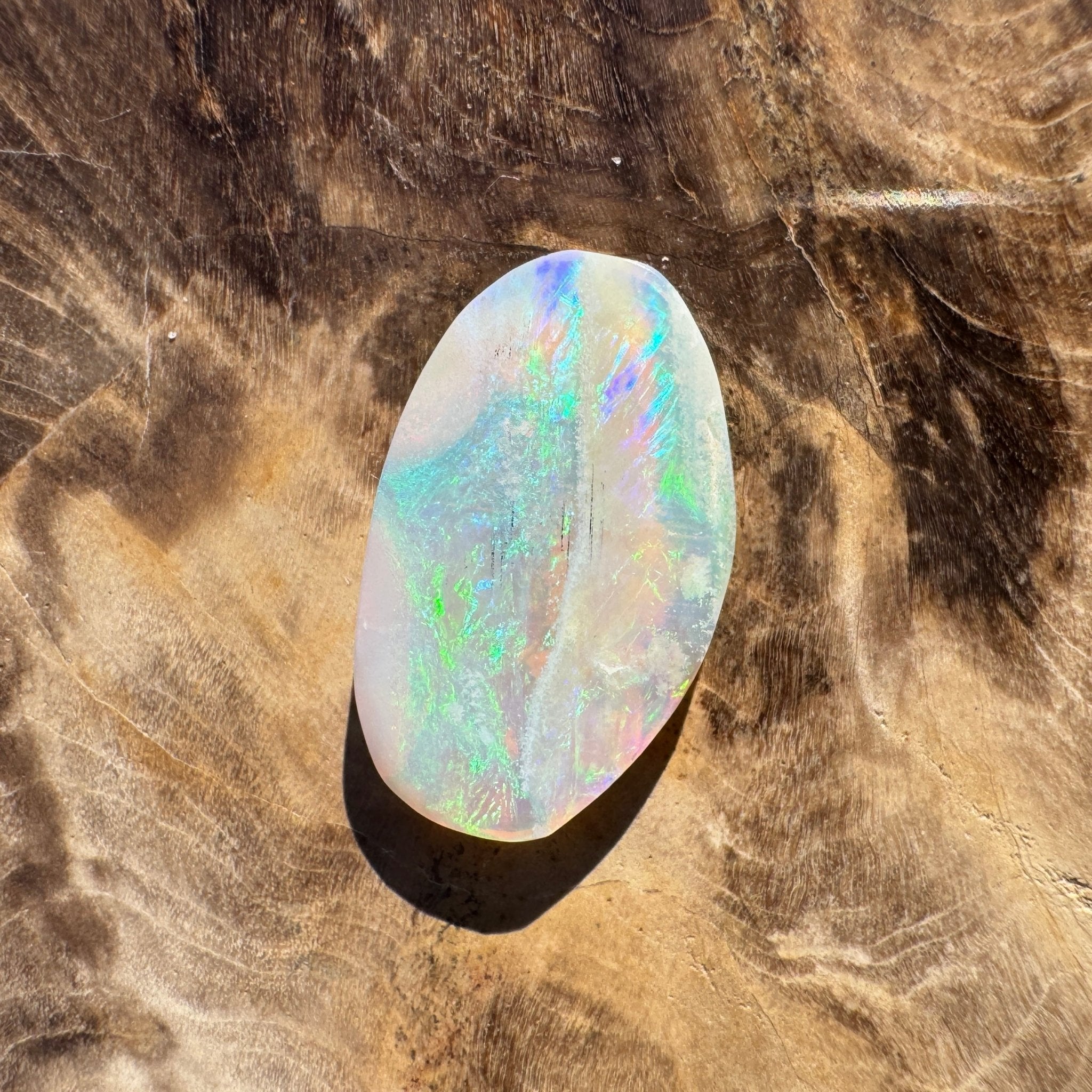 3.2ct Coober Pedy Opal | Solid Australian Opal | Hand-Cut