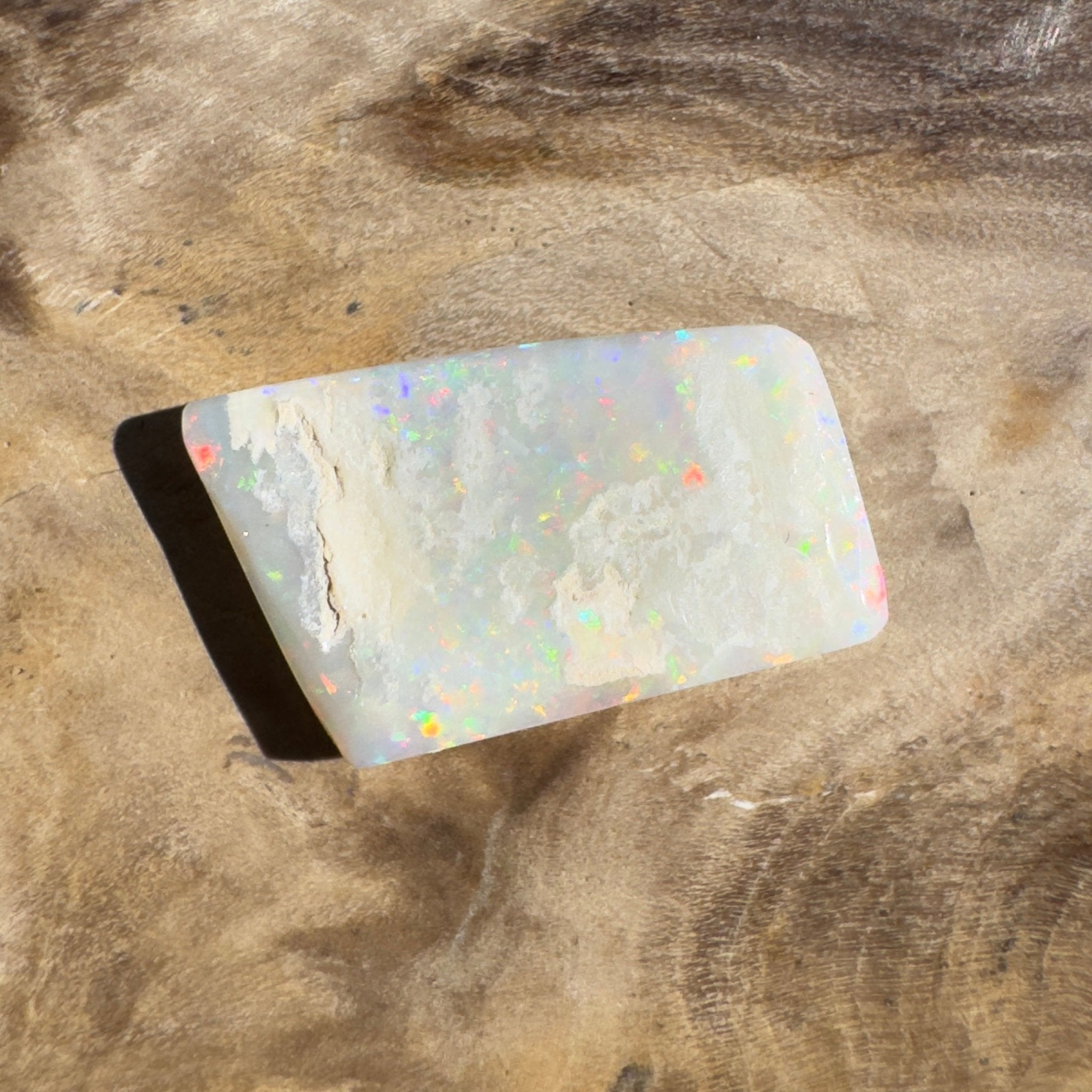 3.2ct Coober Pedy Opal | Solid Australian Opal | Hand-Cut