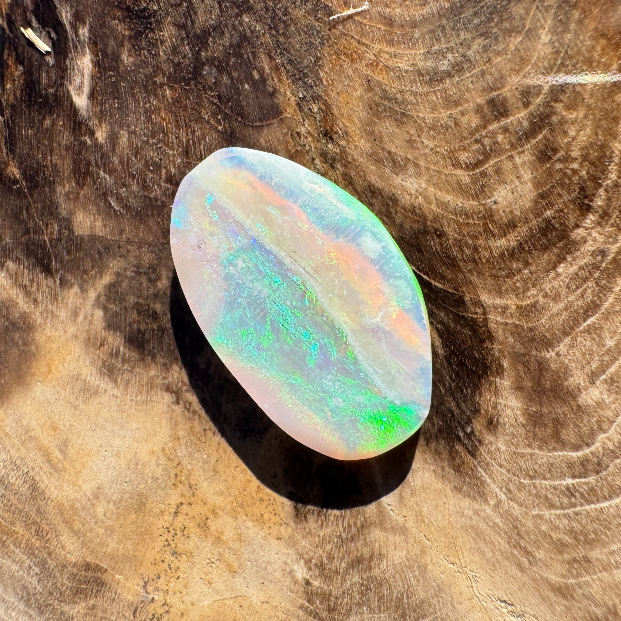 3.2ct Coober Pedy Opal | Solid Australian Opal | Hand-Cut
