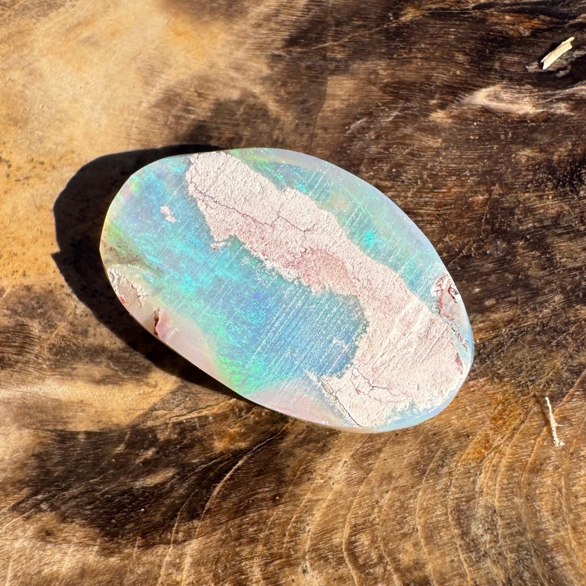 3.2ct Coober Pedy Opal | Solid Australian Opal | Hand-Cut