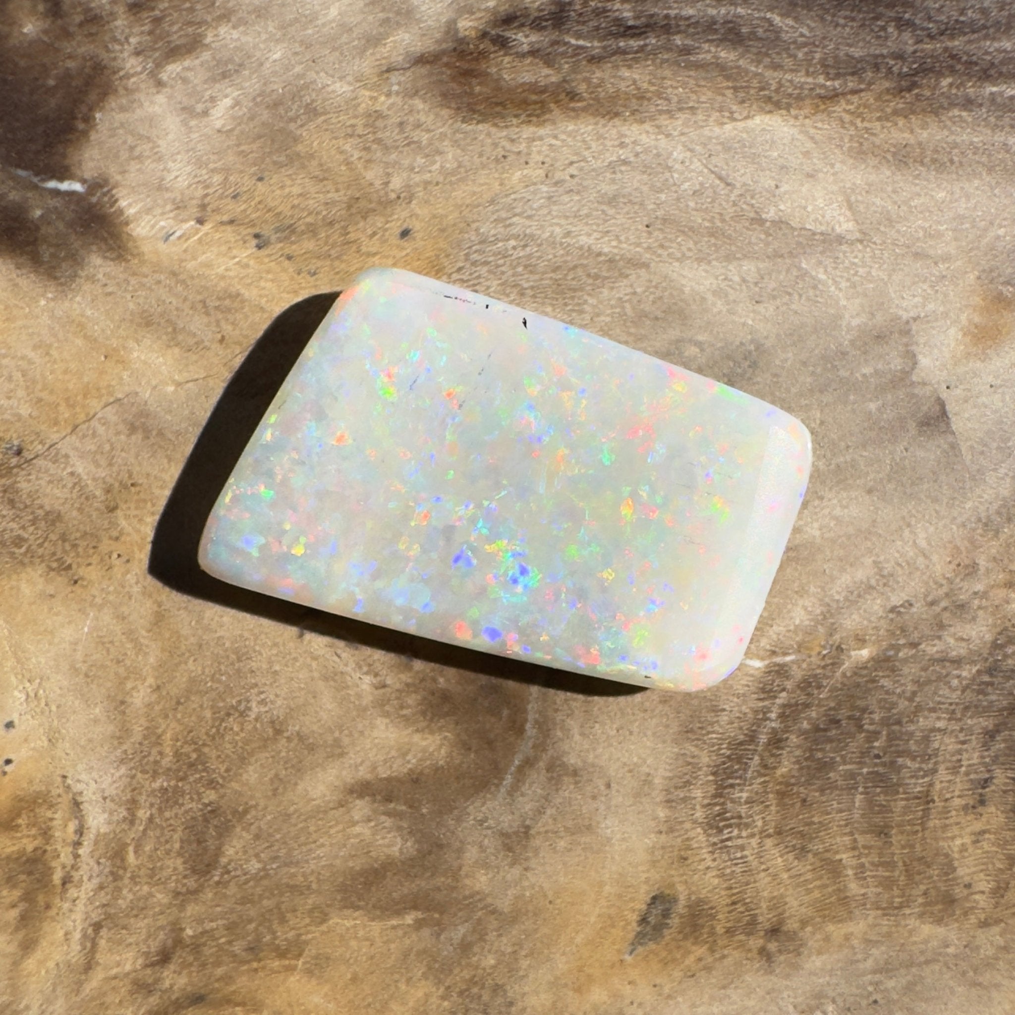 3.2ct Coober Pedy Opal | Solid Australian Opal | Hand-Cut