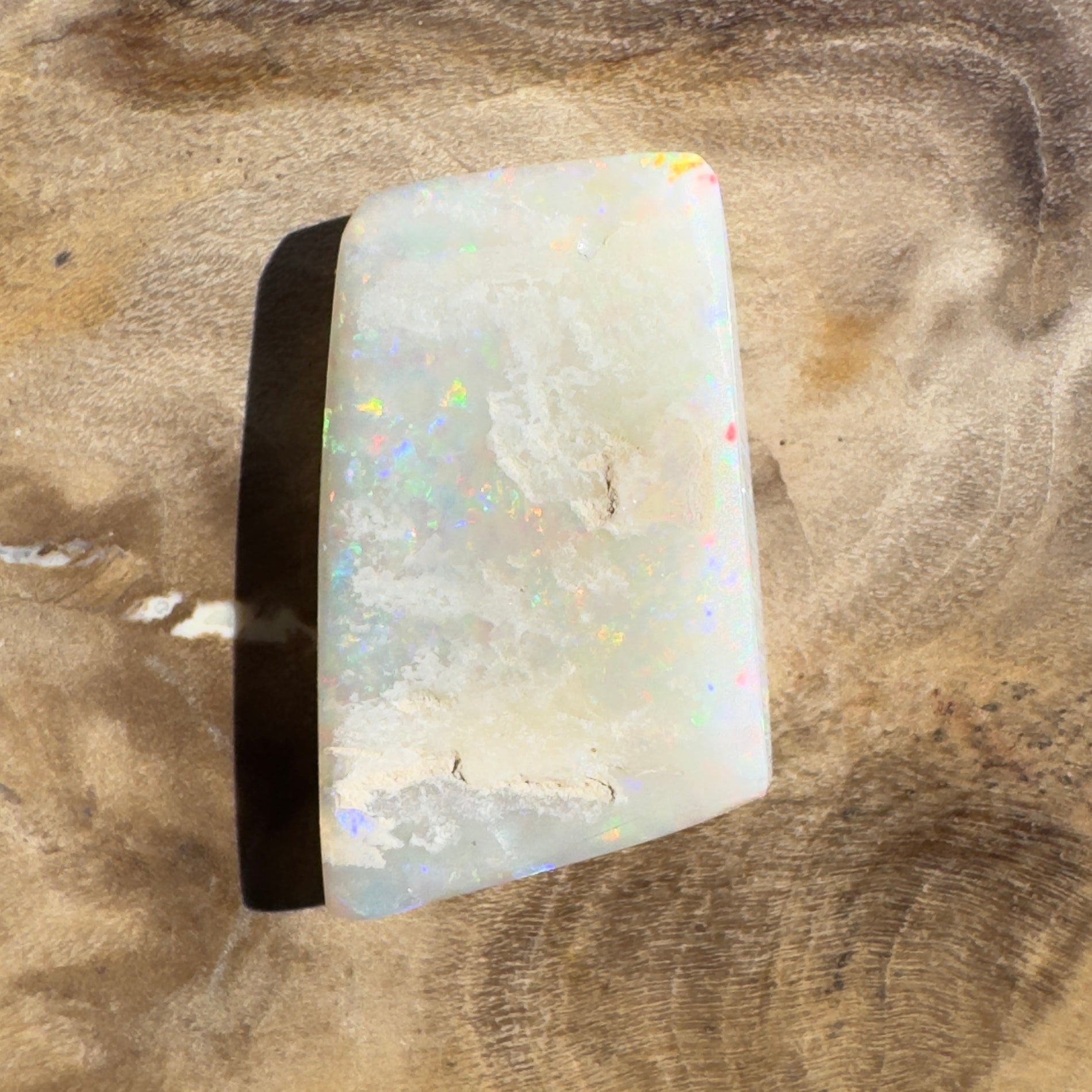 3.2ct Coober Pedy Opal | Solid Australian Opal | Hand-Cut