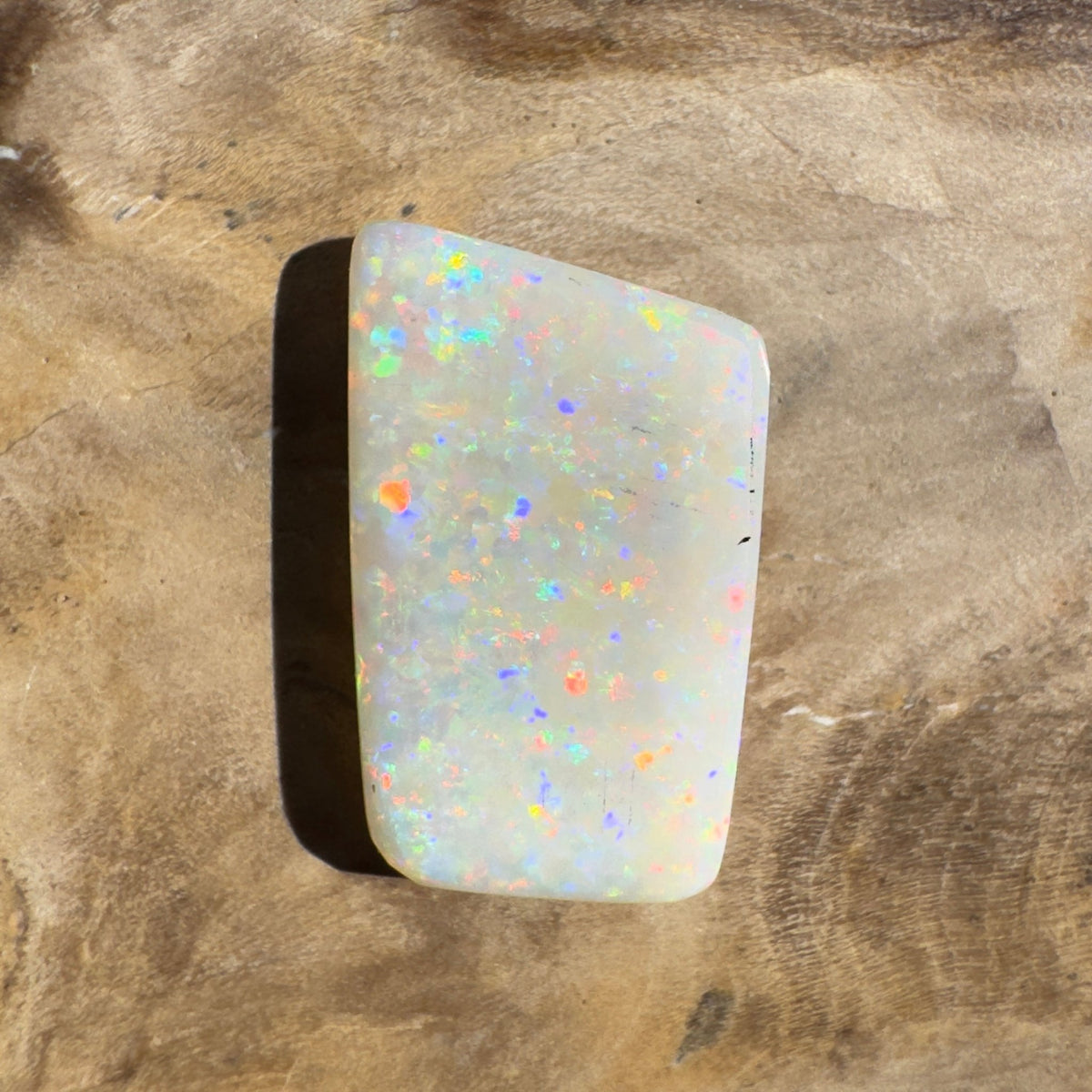 3.2ct Coober Pedy Opal | Solid Australian Opal | Hand-Cut