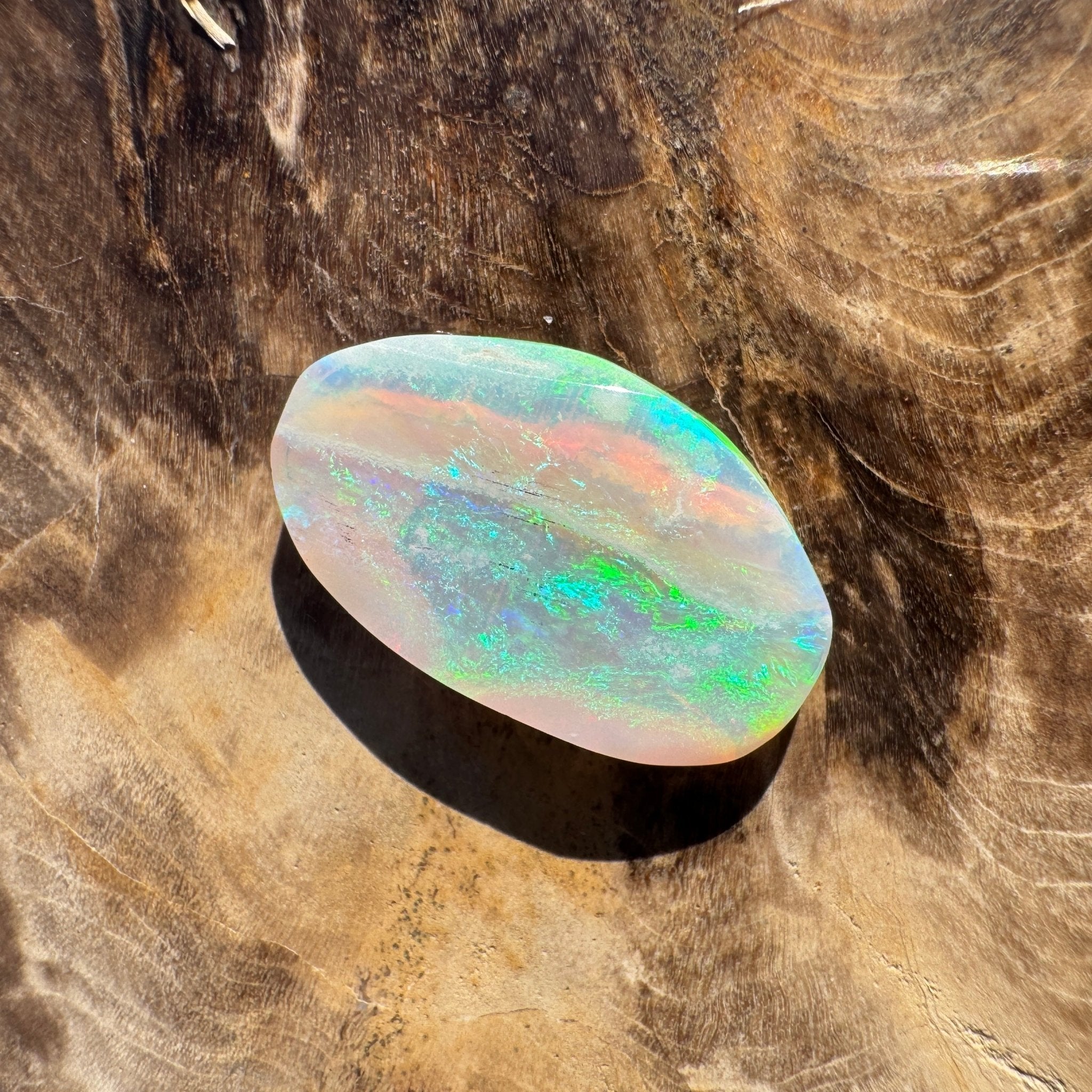 3.2ct Coober Pedy Opal | Solid Australian Opal | Hand-Cut