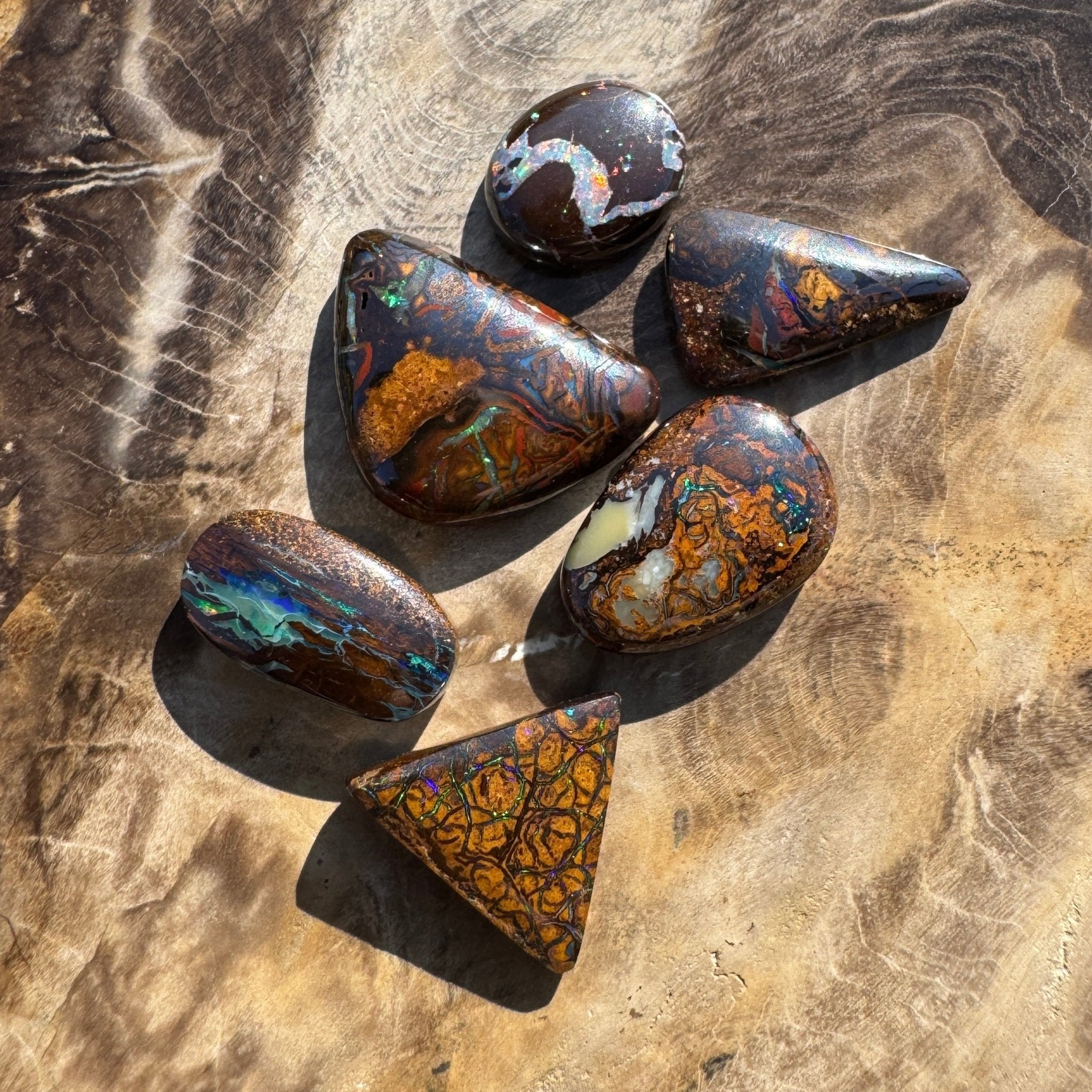 33.7ct Queensland Boulder Opal Parcel