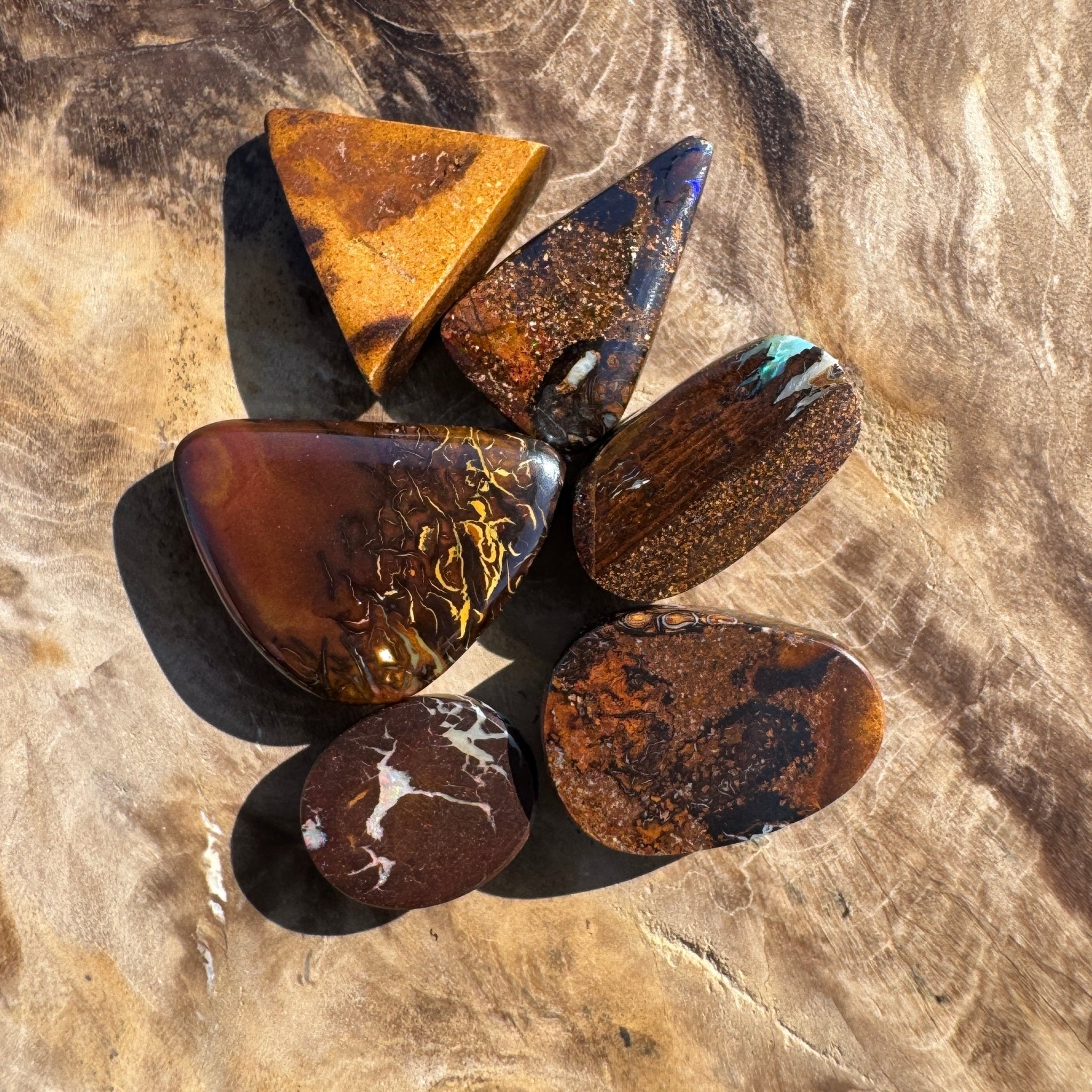 33.7ct Queensland Boulder Opal Parcel