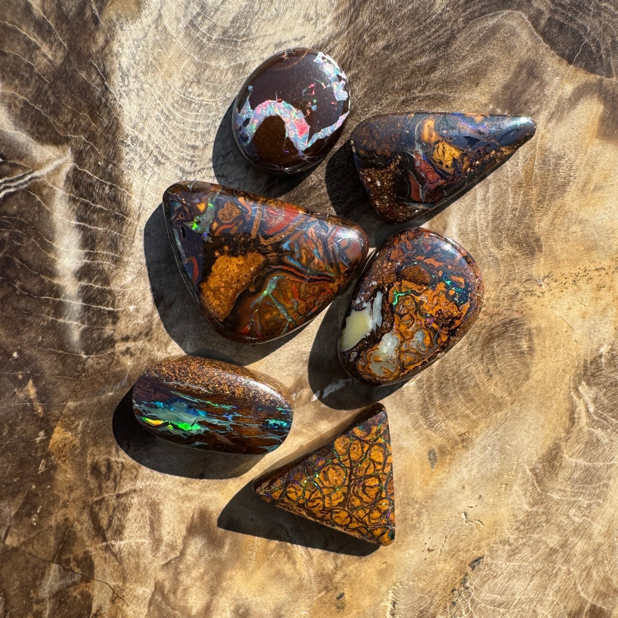 33.7ct Queensland Boulder Opal Parcel