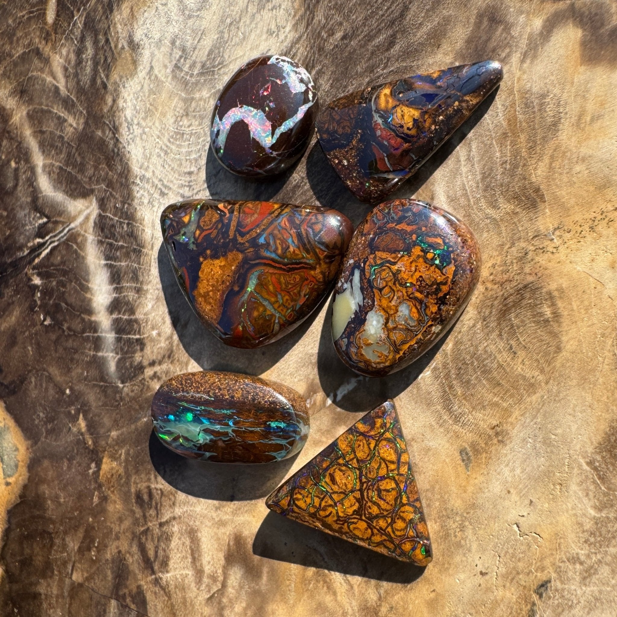 33.7ct Queensland Boulder Opal Parcel