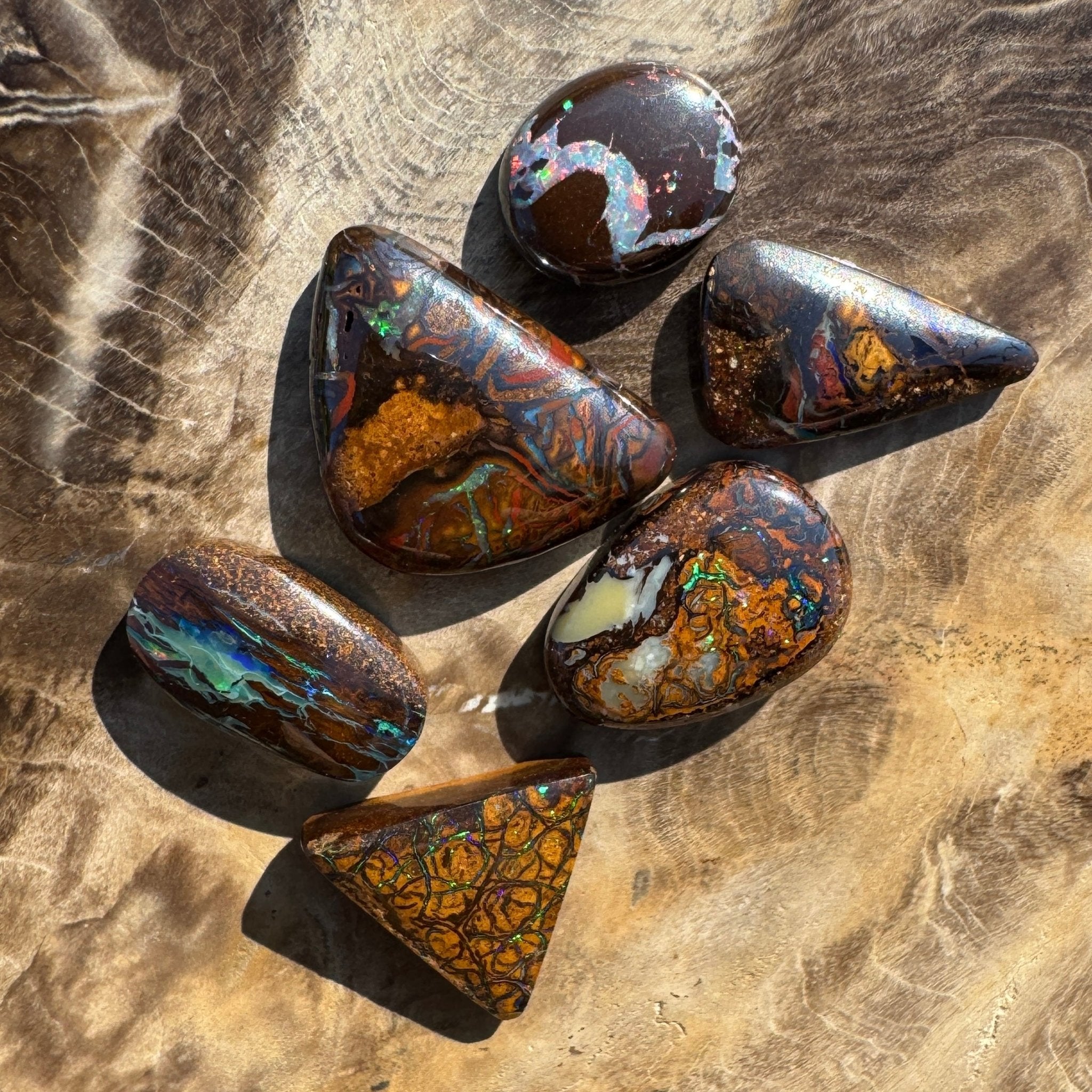 33.7ct Queensland Boulder Opal Parcel