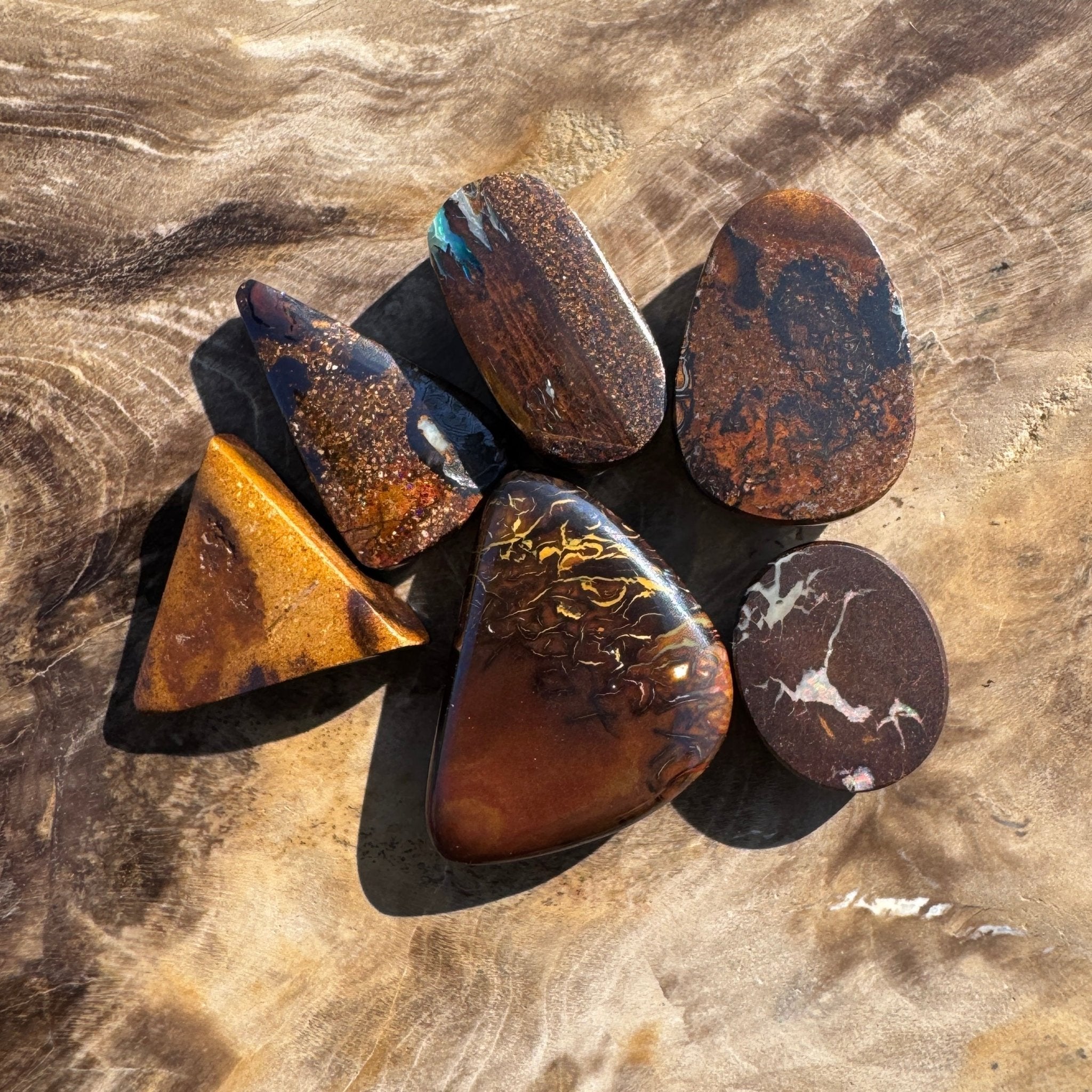 33.7ct Queensland Boulder Opal Parcel