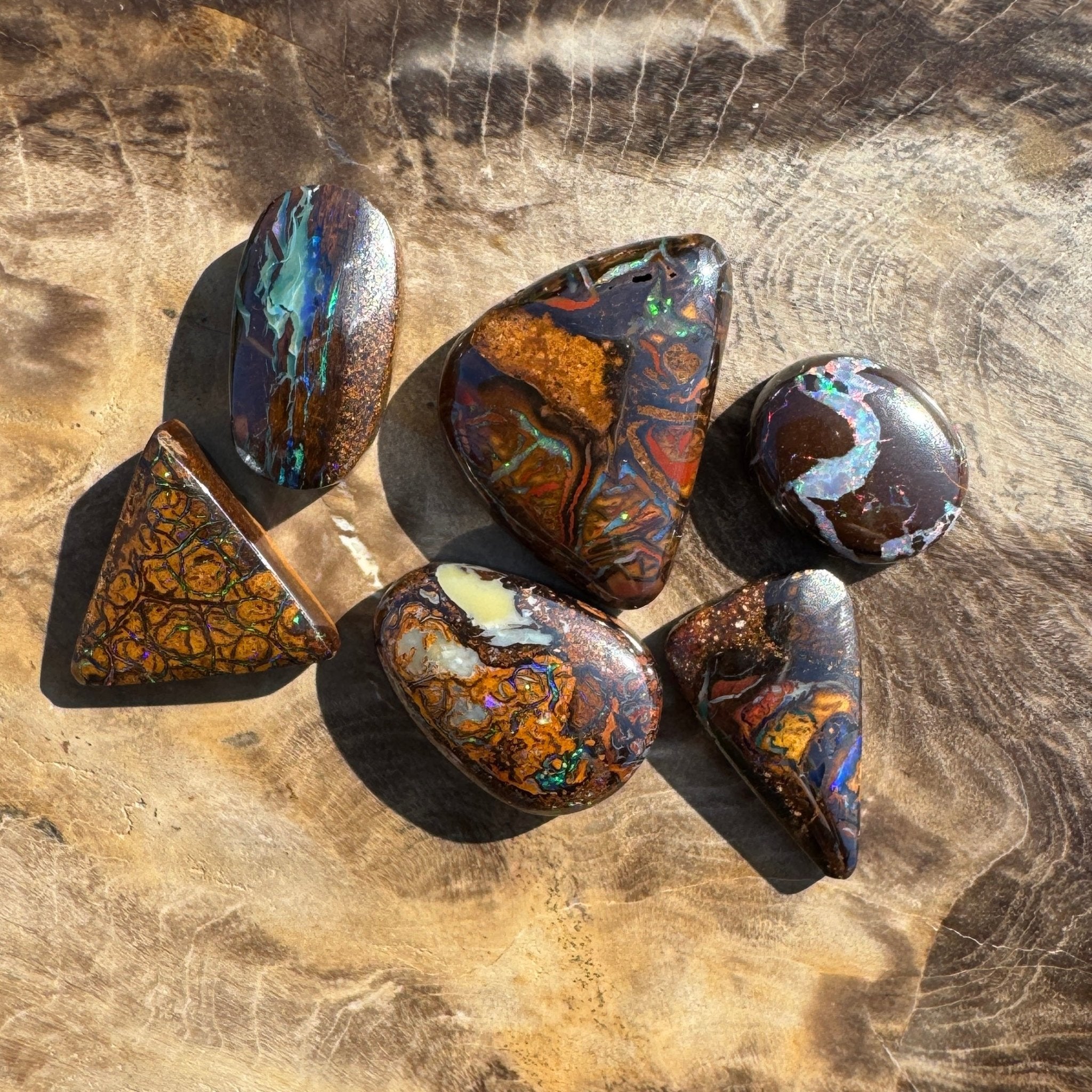 33.7ct Queensland Boulder Opal Parcel