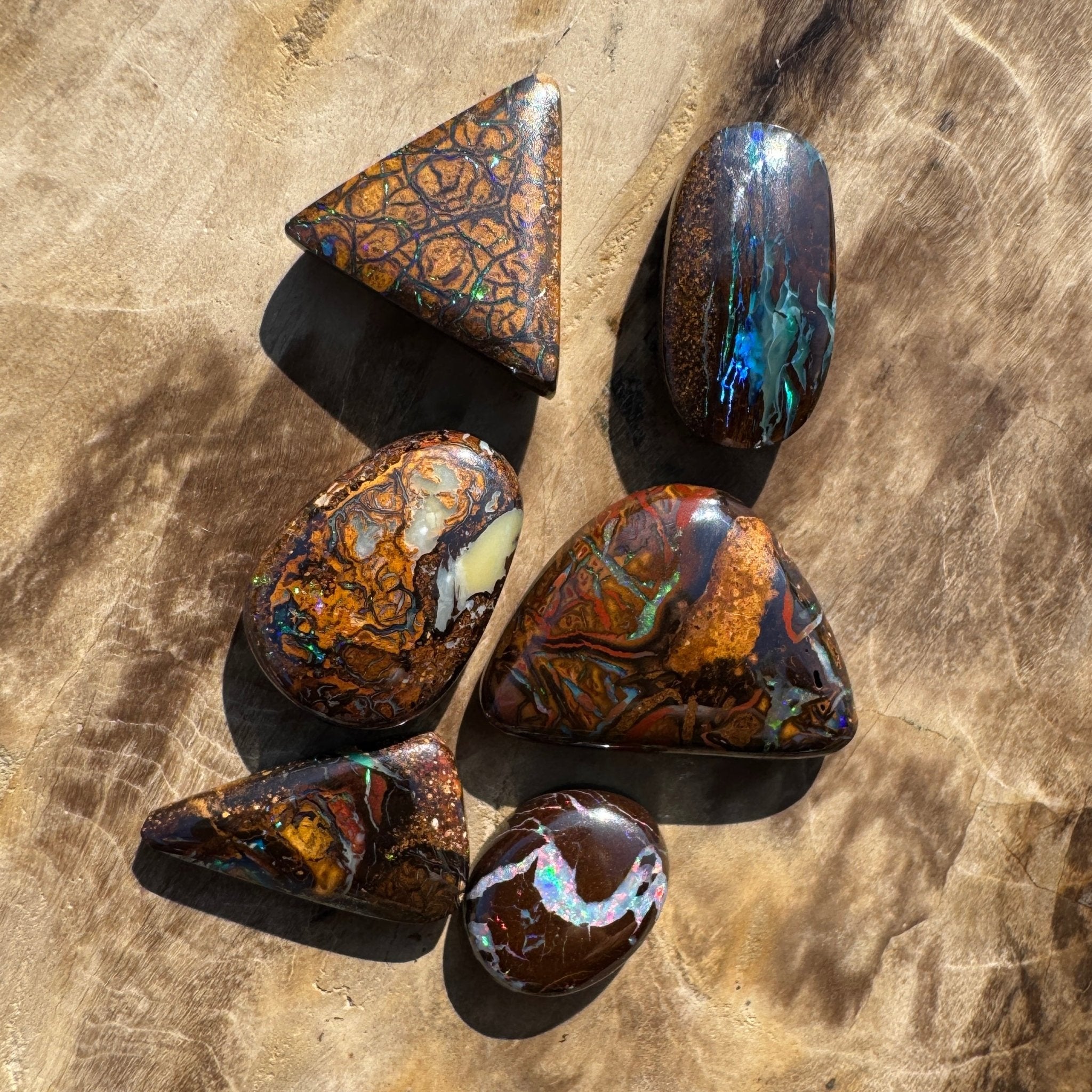 33.7ct Queensland Boulder Opal Parcel