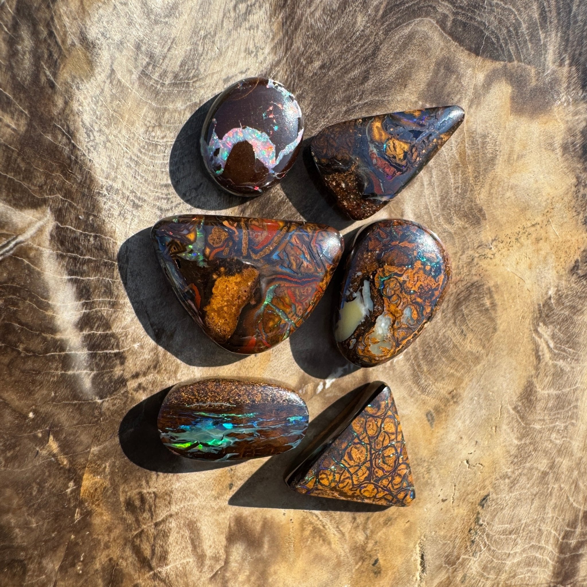 33.7ct Queensland Boulder Opal Parcel