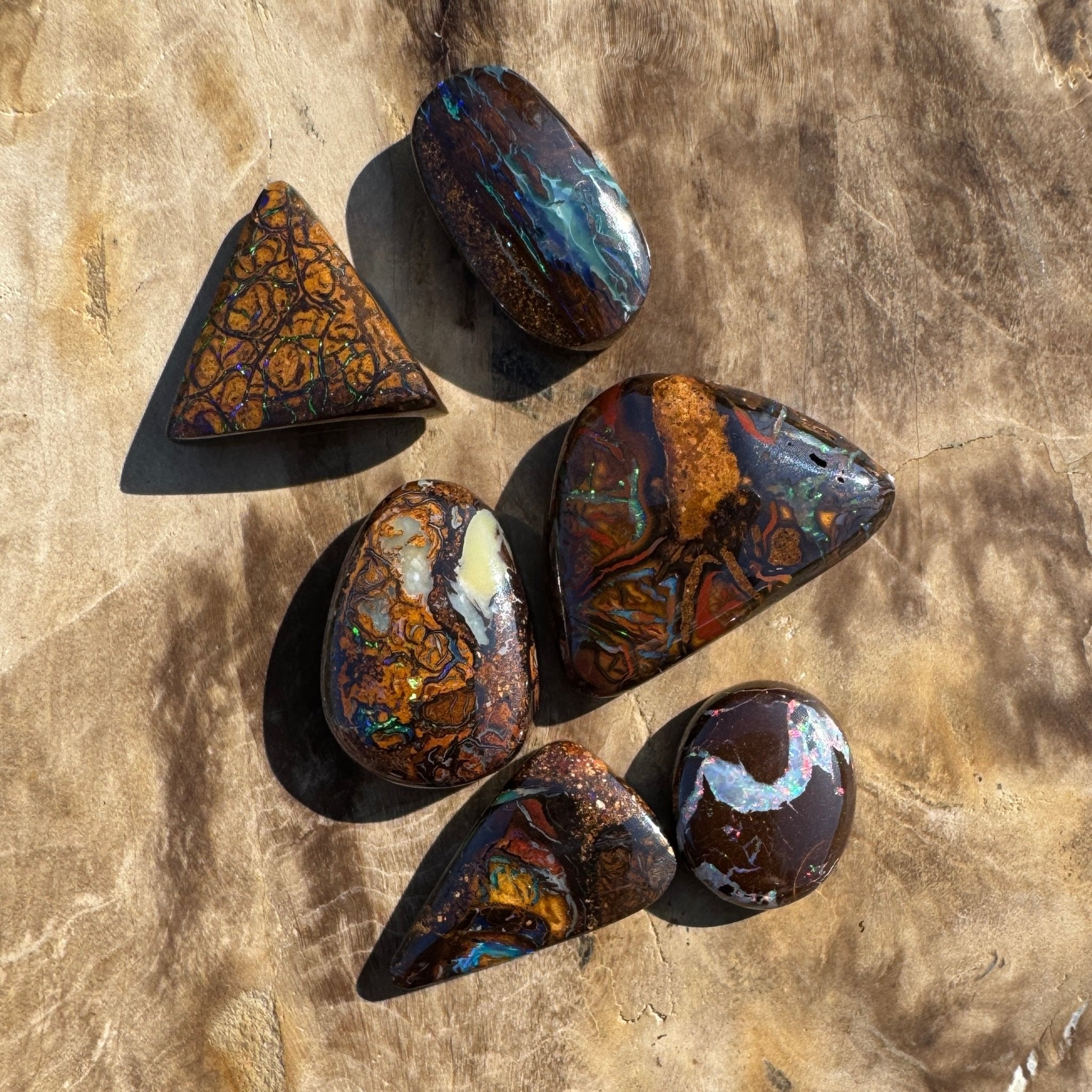 33.7ct Queensland Boulder Opal Parcel