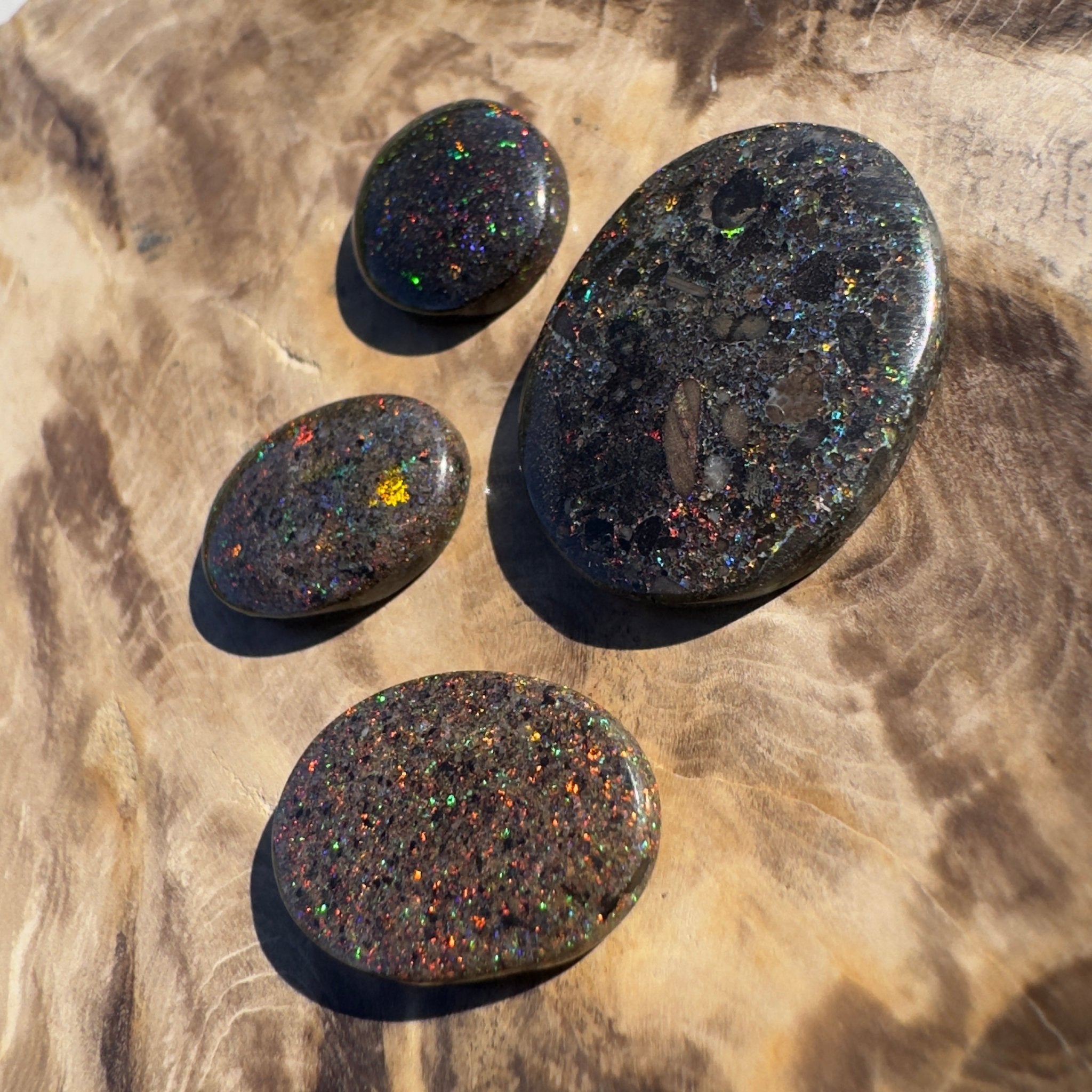34ct Andamooka Treated Matrix Opal Parcel | Solid Australian Opal
