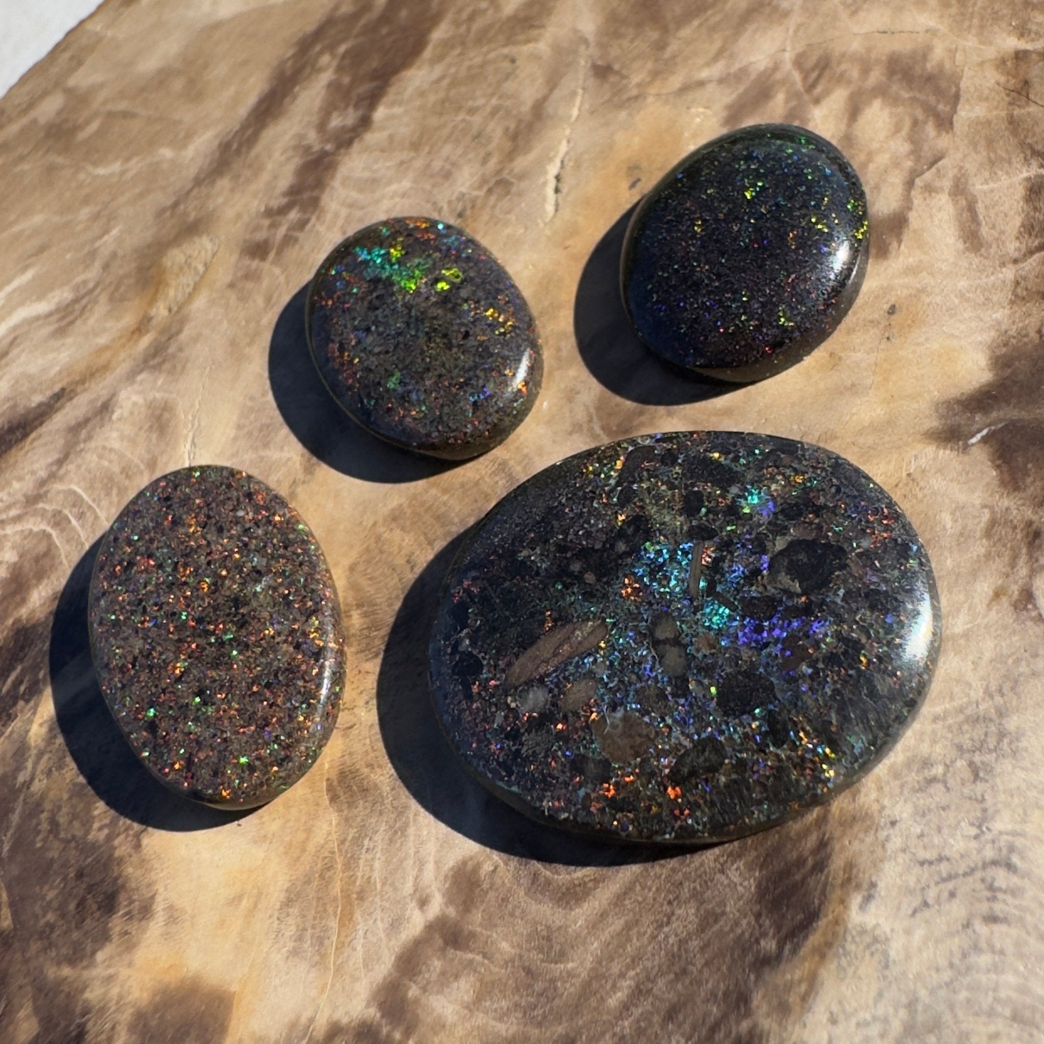 34ct Andamooka Treated Matrix Opal Parcel | Solid Australian Opal