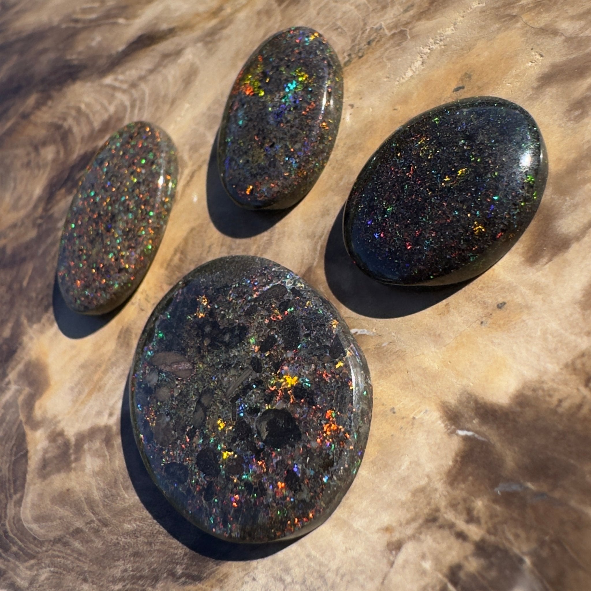34ct Andamooka Treated Matrix Opal Parcel | Solid Australian Opal