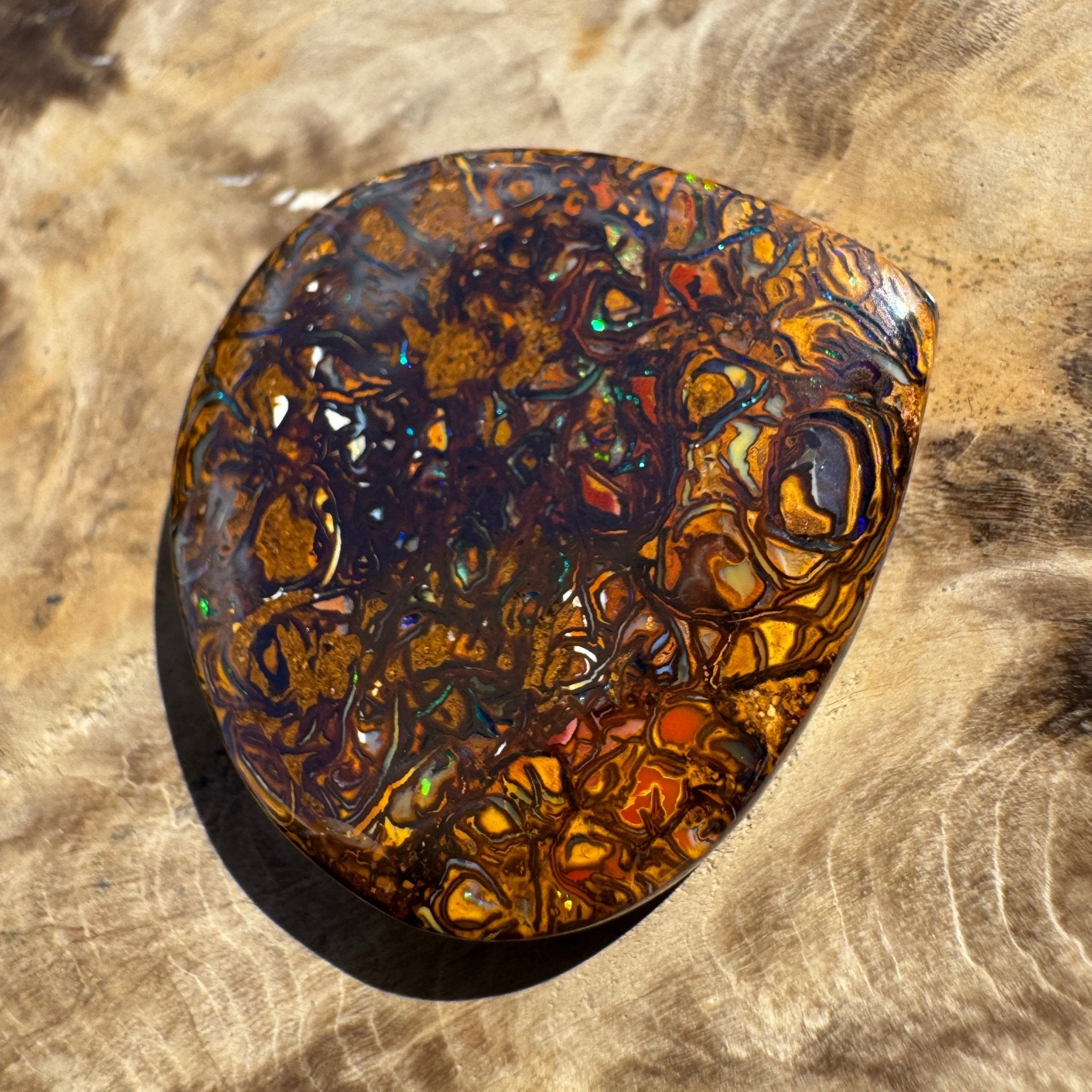 34ct Winton Queensland Boulder Opal | Solid Australian Opal | Hand-Cut