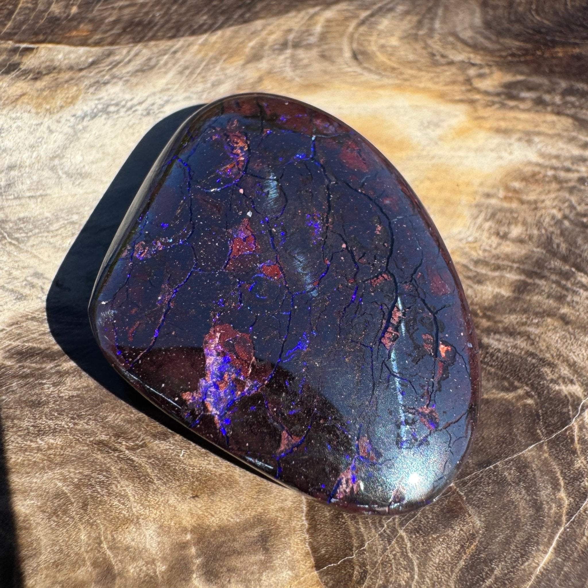 36ct Queensland Boulder Opal | Solid Australian Opal | Hand-Cut