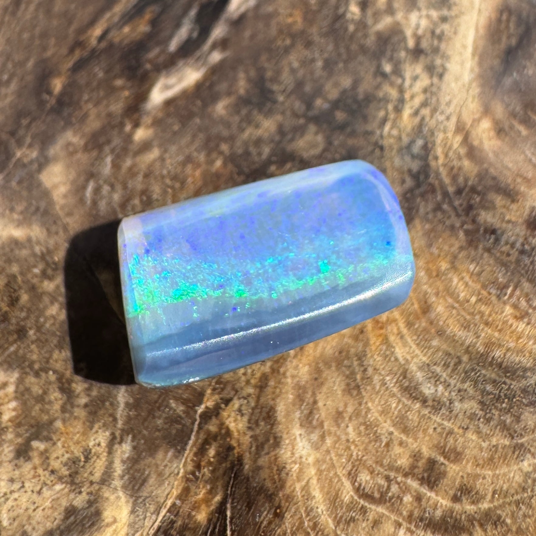 3.7ct Lightning Ridge Freeform Opal | Solid Australian Opal | Hand-Cut