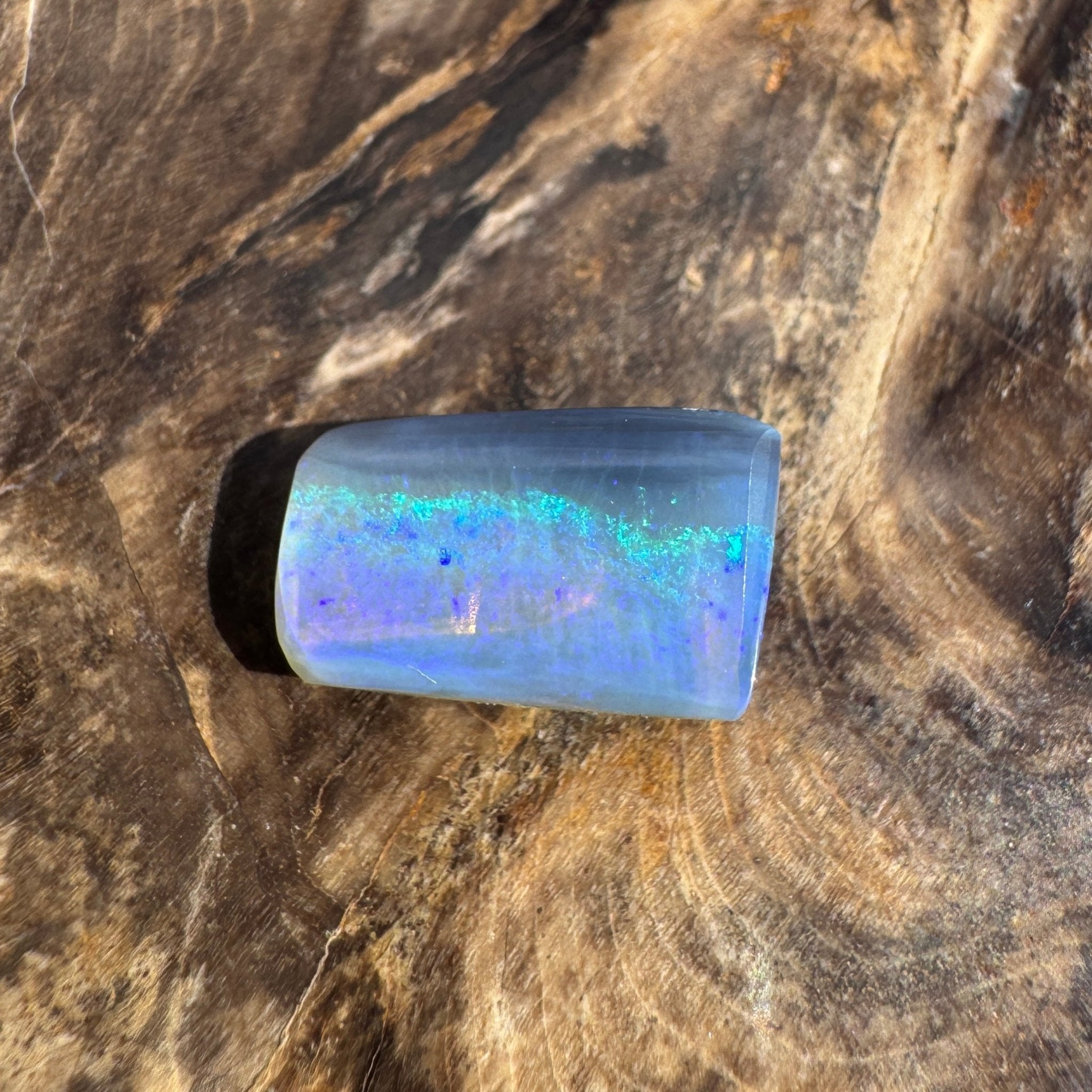 3.7ct Lightning Ridge Freeform Opal | Solid Australian Opal | Hand-Cut