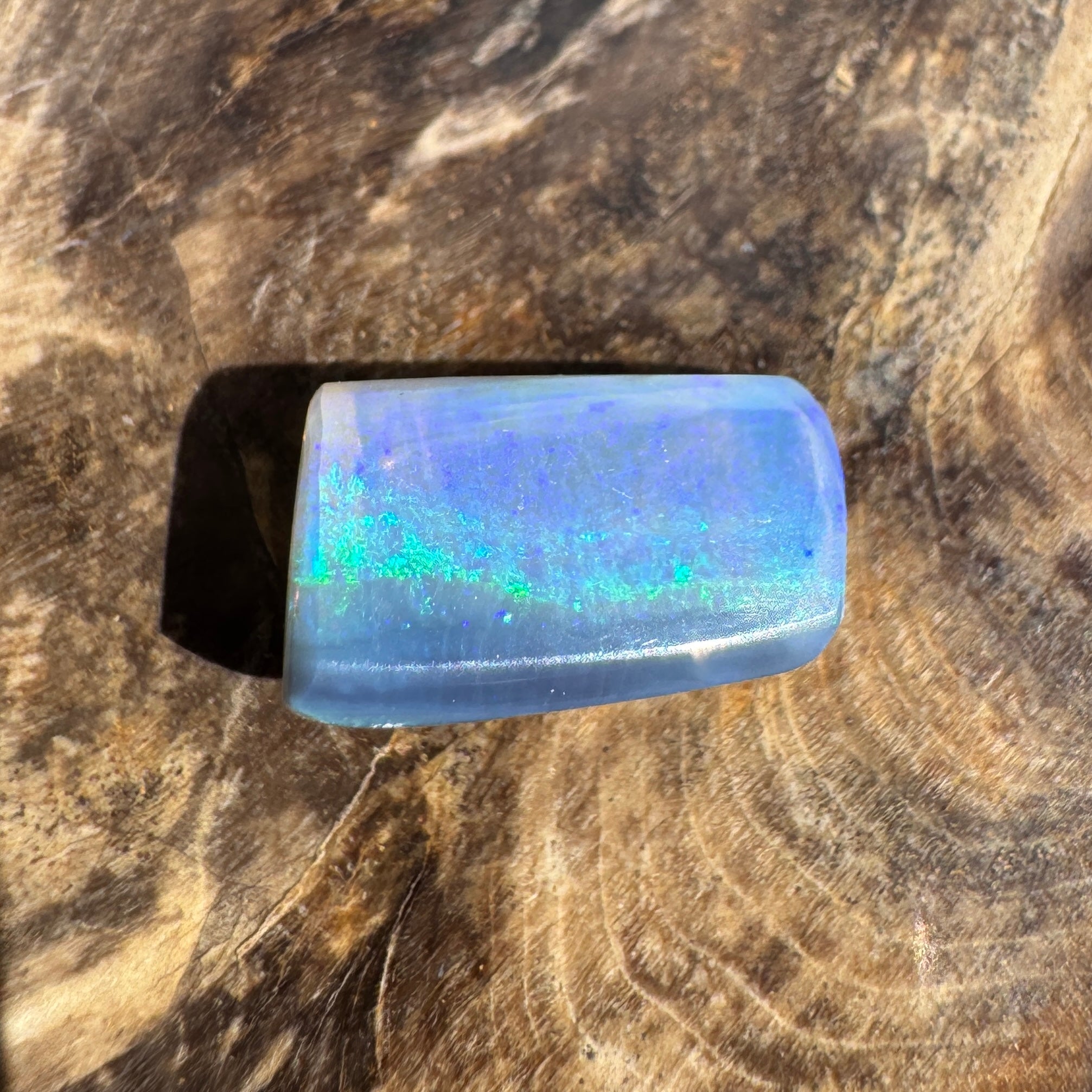 3.7ct Lightning Ridge Freeform Opal | Solid Australian Opal | Hand-Cut