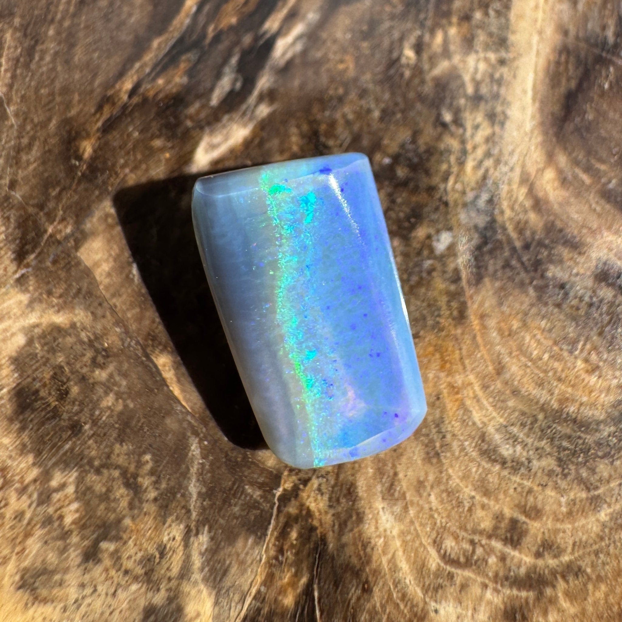 3.7ct Lightning Ridge Freeform Opal | Solid Australian Opal | Hand-Cut