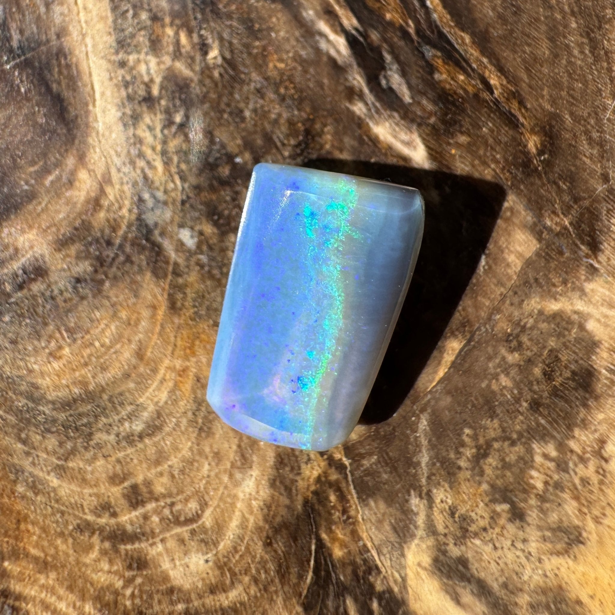 3.7ct Lightning Ridge Freeform Opal | Solid Australian Opal | Hand-Cut