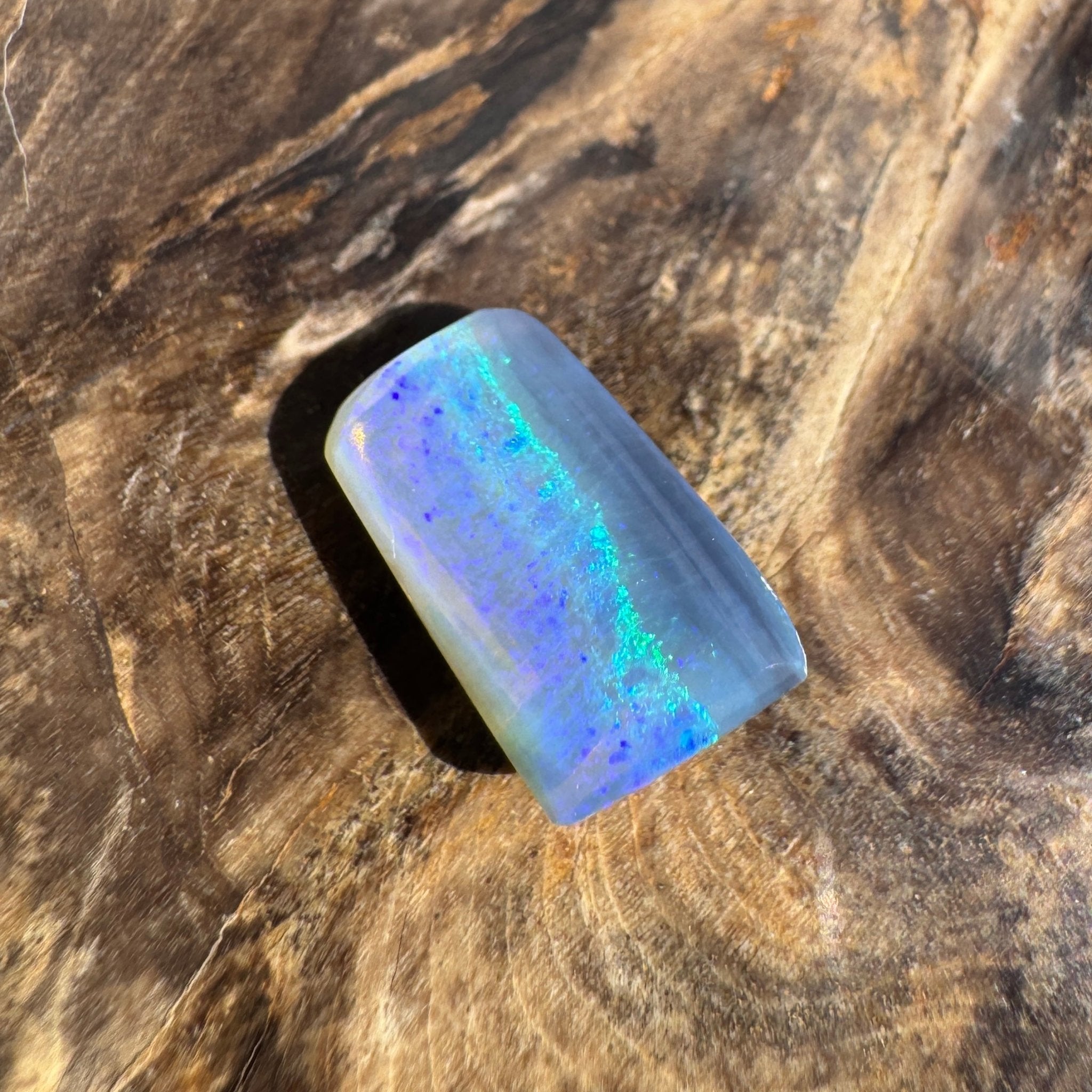 3.7ct Lightning Ridge Freeform Opal | Solid Australian Opal | Hand-Cut