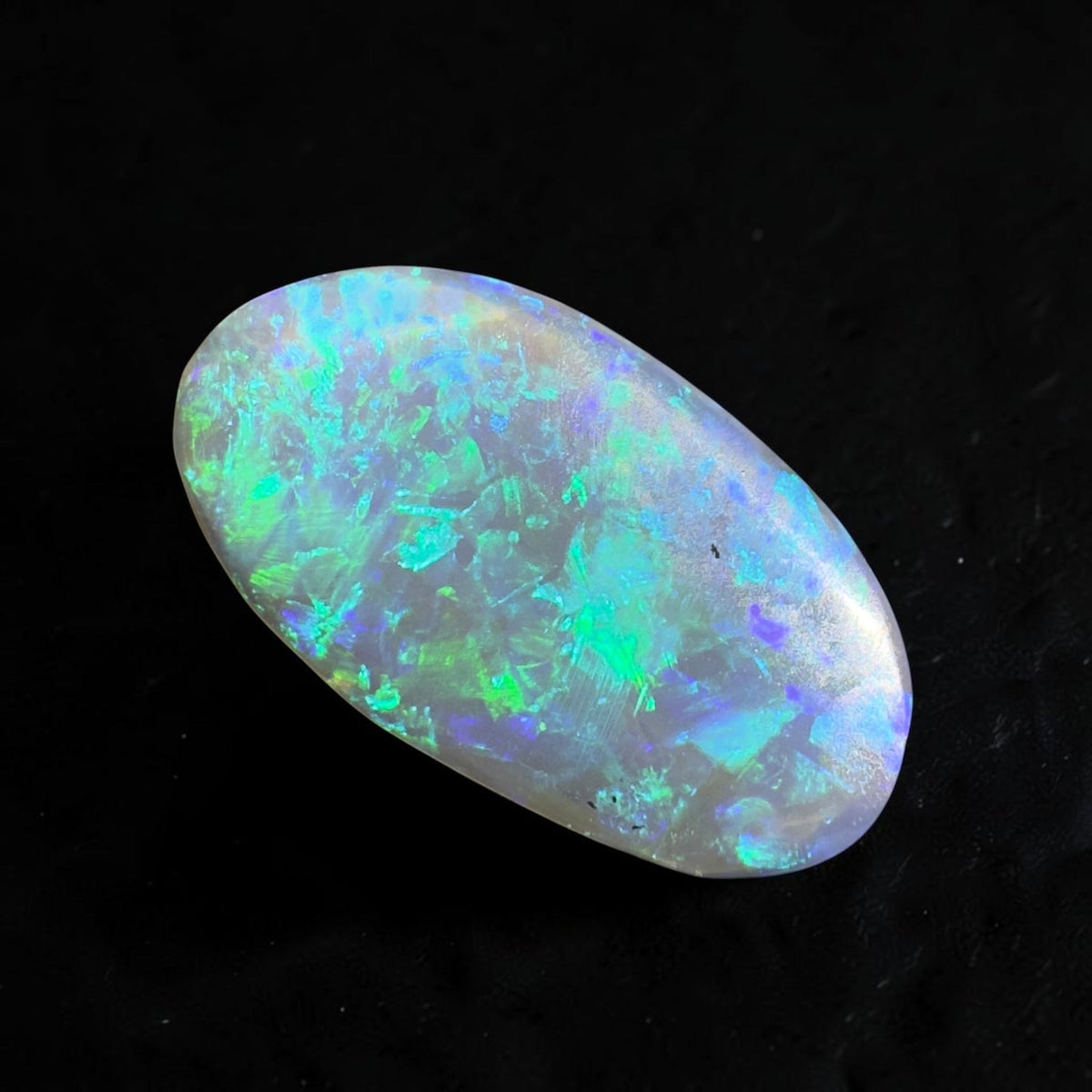 3.7ct Lightning Ridge Semi Black Opal | Solid Australian Opal | Hand-Cut