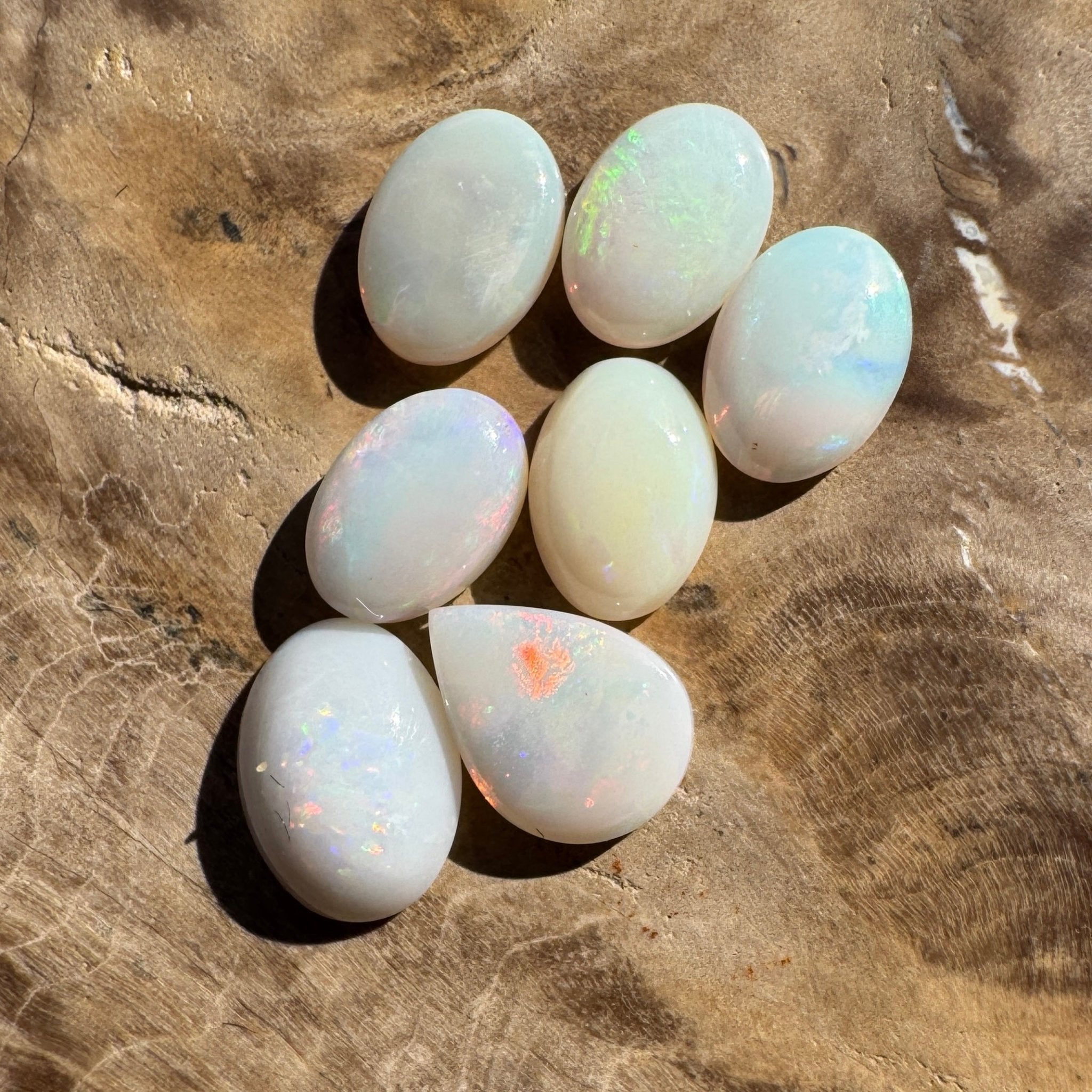 3.8ct Coober Pedy Opal Parcel | Solid Australian Opal | Hand-Cut