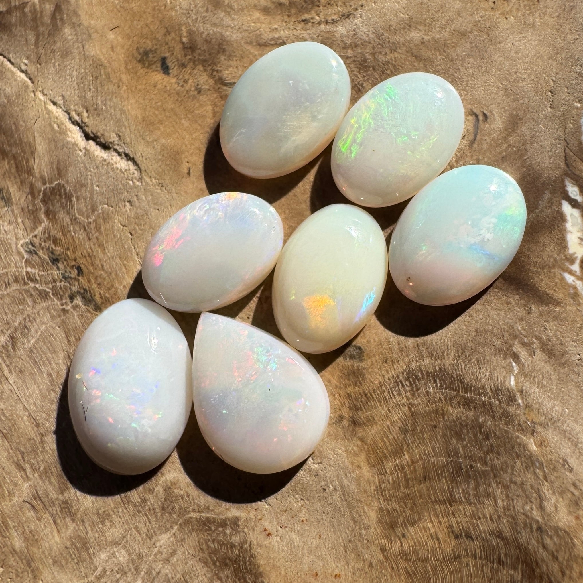 3.8ct Coober Pedy Opal Parcel | Solid Australian Opal | Hand-Cut