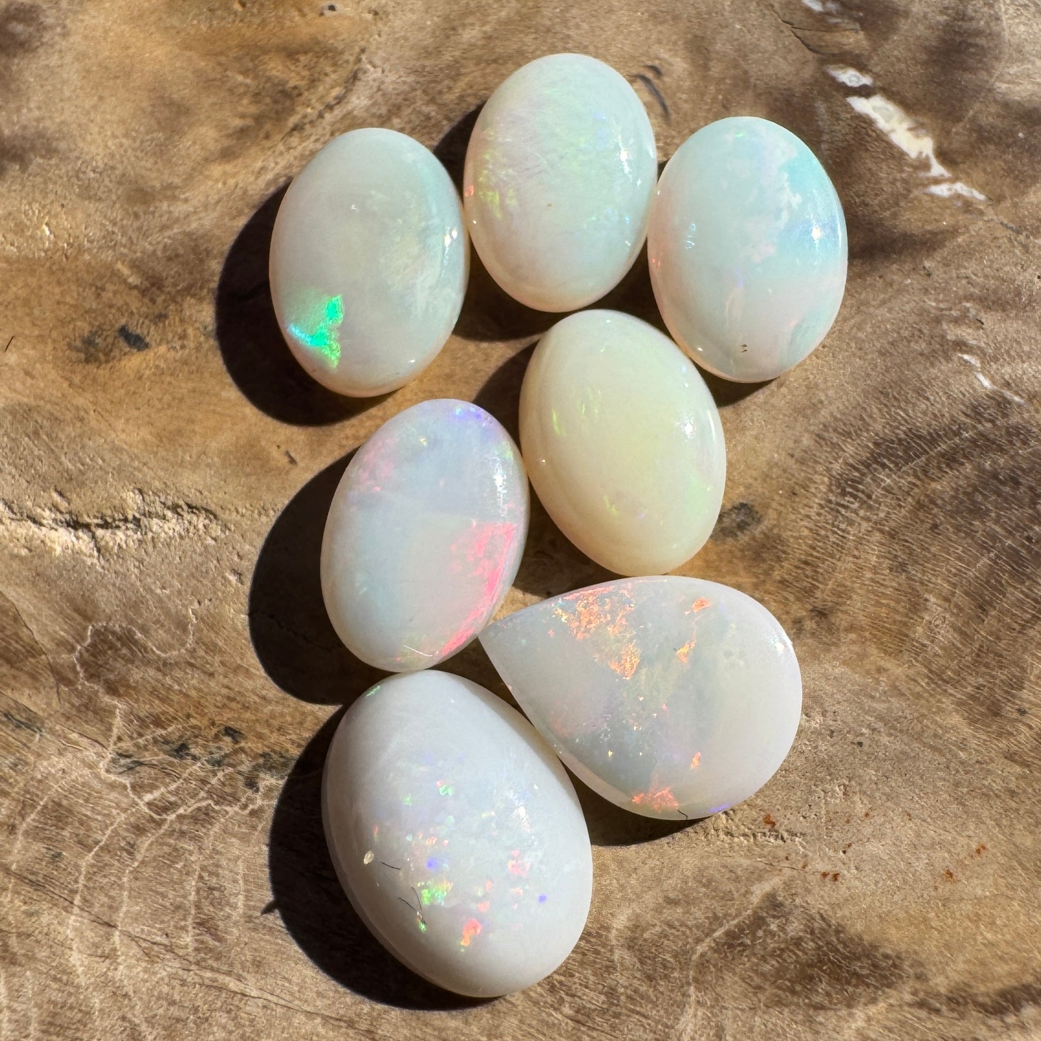 3.8ct Coober Pedy Opal Parcel | Solid Australian Opal | Hand-Cut