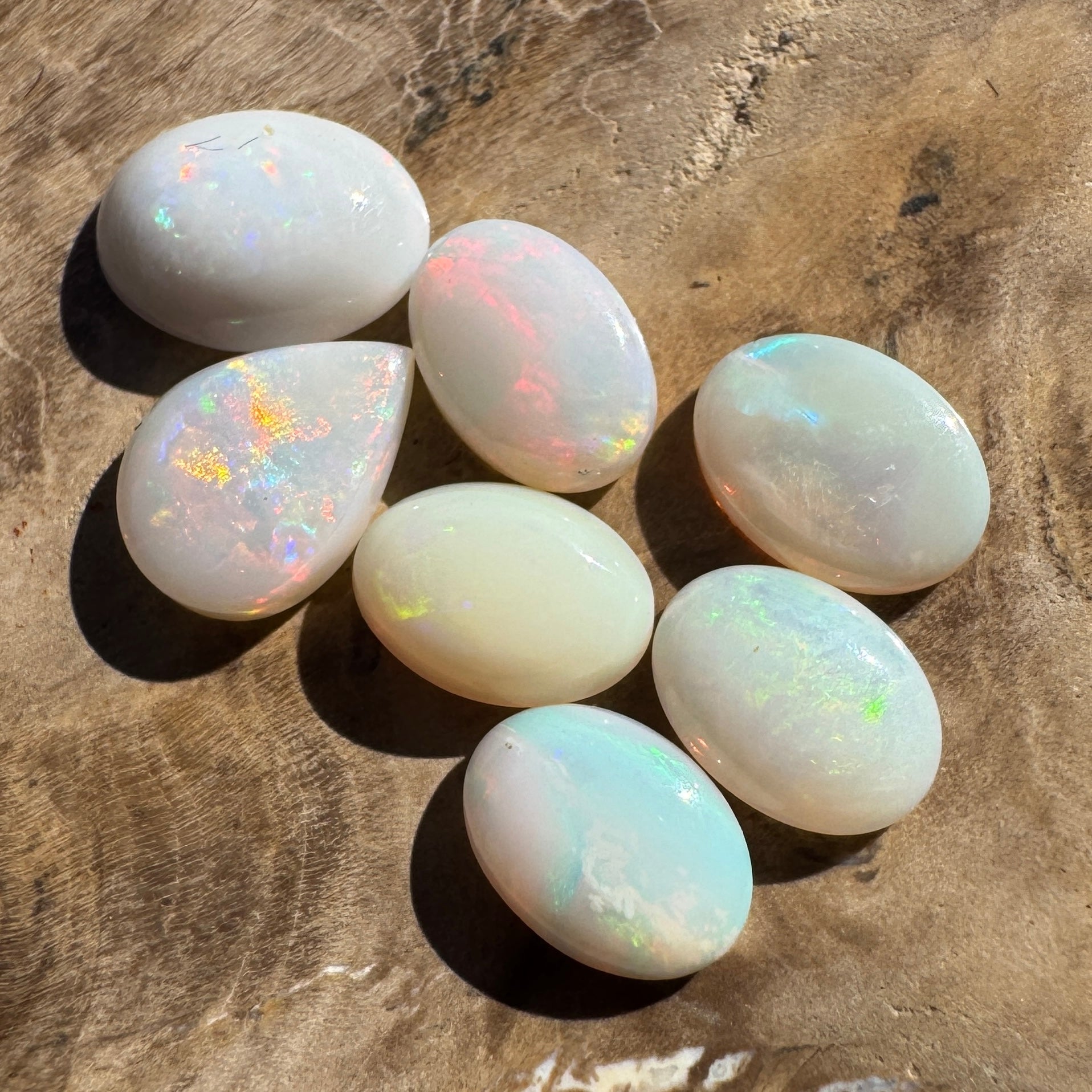 3.8ct Coober Pedy Opal Parcel | Solid Australian Opal | Hand-Cut