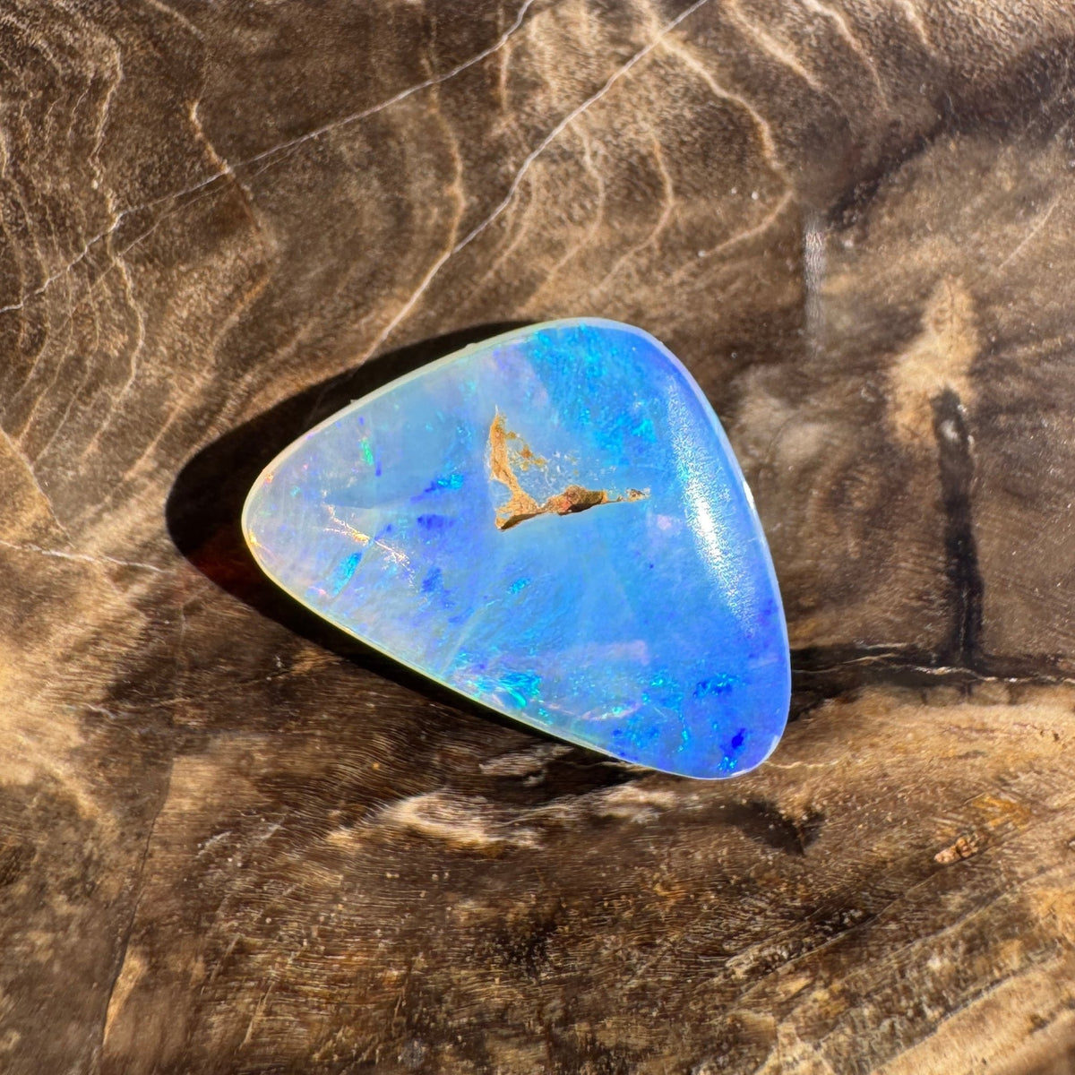 3.9ct Coober Pedy Crystal Opal | Solid Australian Opal | Hand-Cut